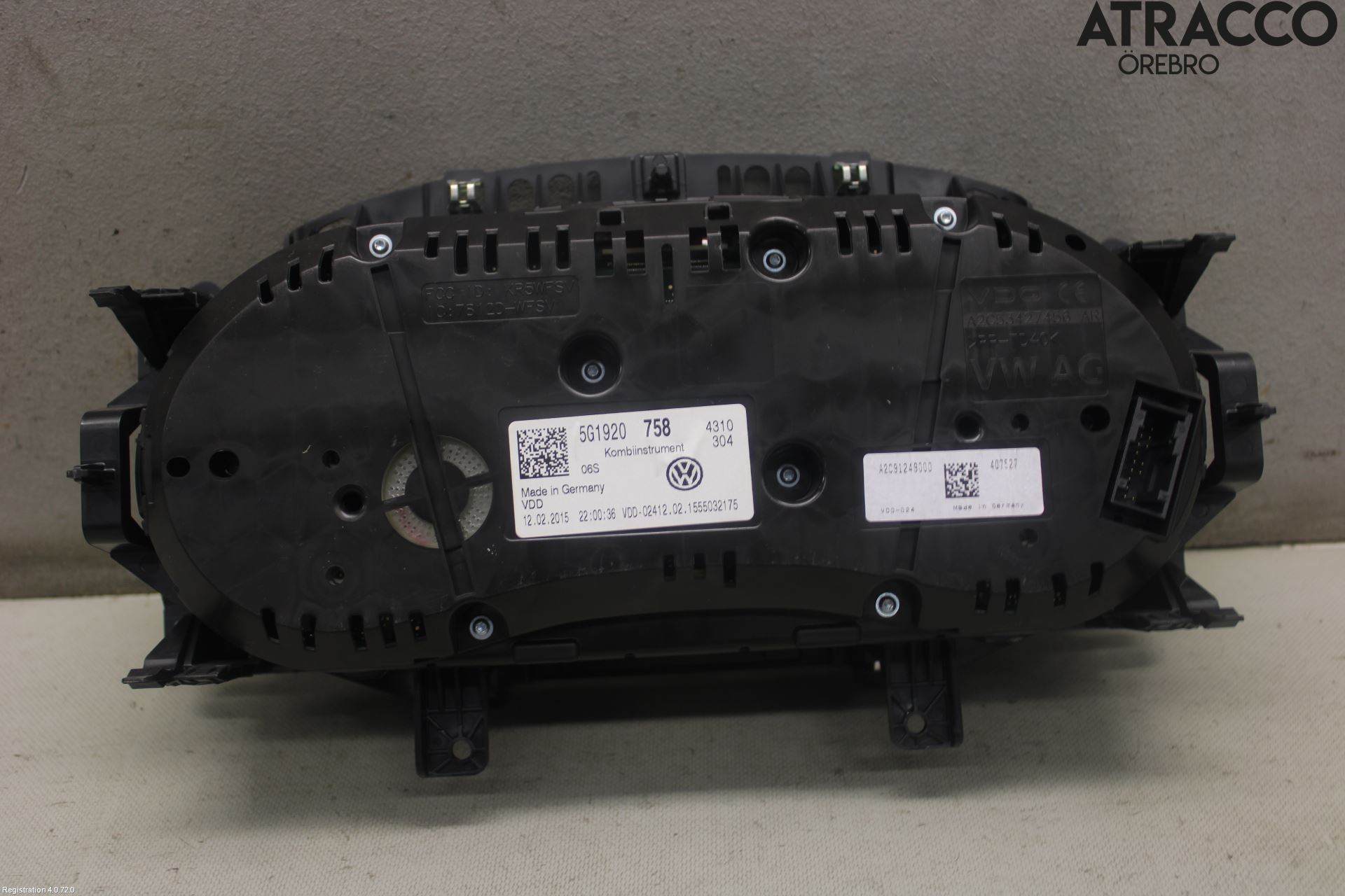 Volkswagen VW GOLF / E-GOLF VII 13-20 Instr Kombinert