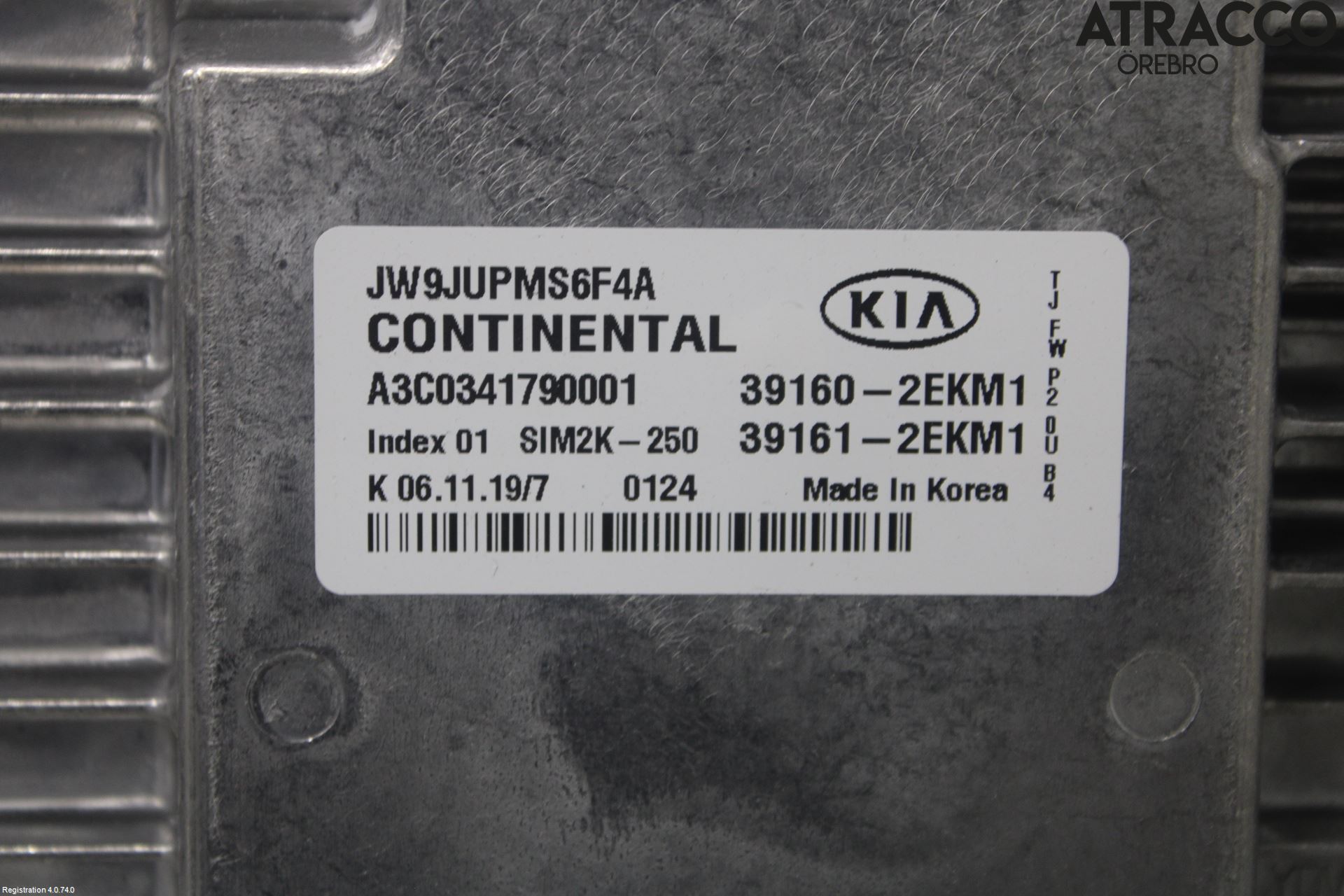 Kia OPTIMA 16-20 Styreenhet Innsprøytning