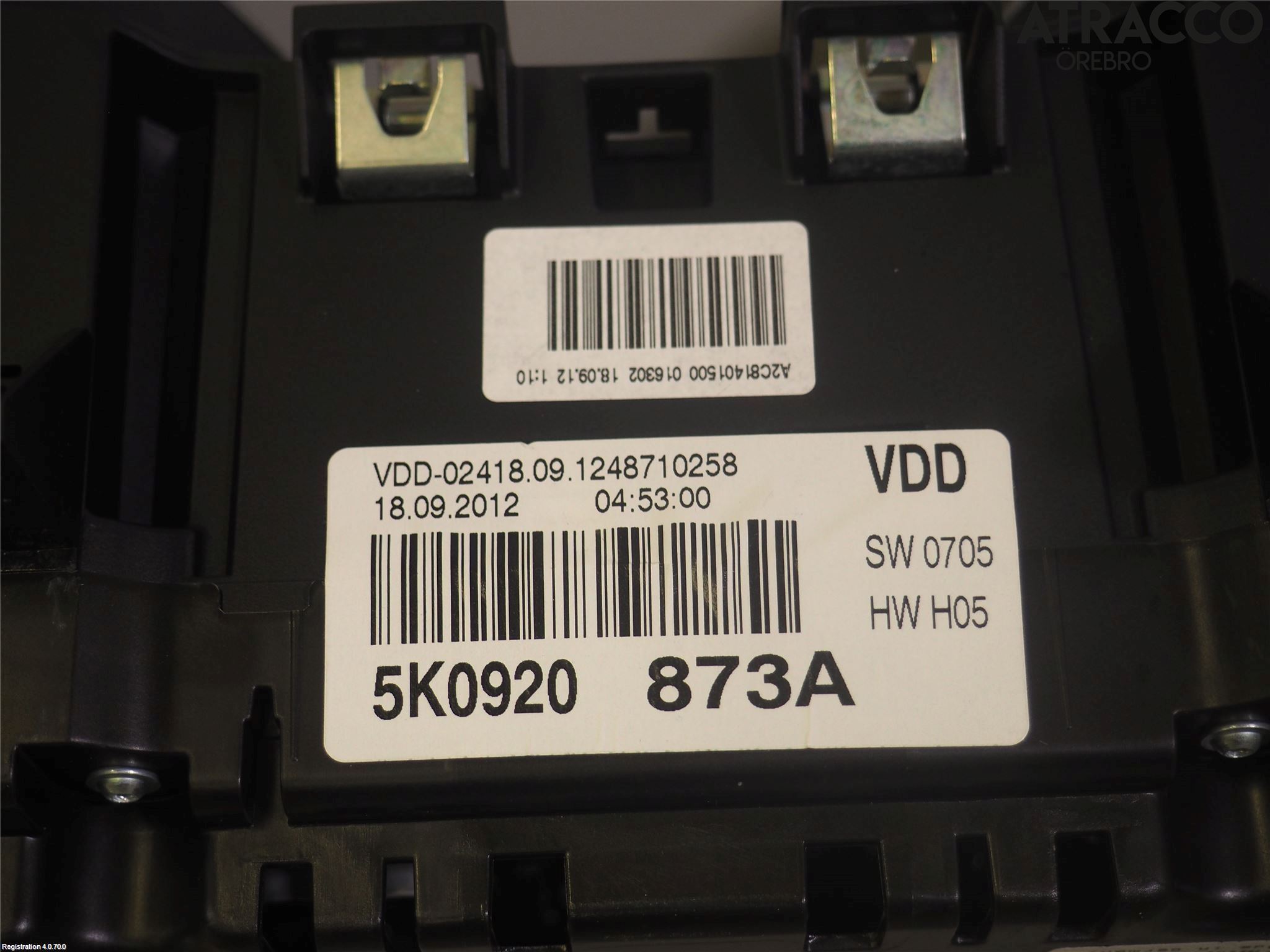 Volkswagen VW GOLF VI 09-13 Instr Kombinert