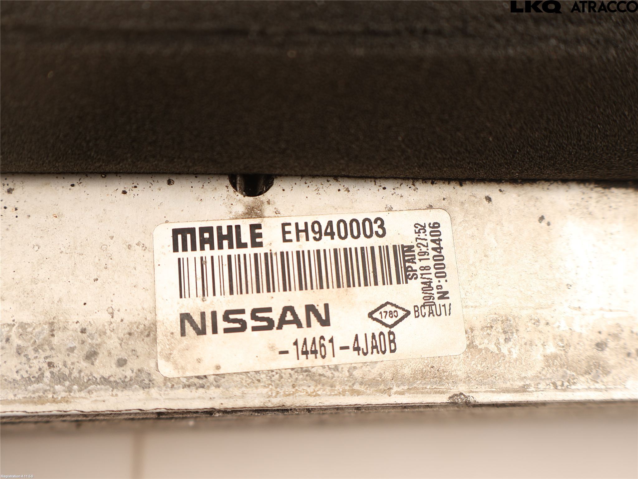 Nissan NAVARA, TREK-1 17-21 Intercooler Radiator
