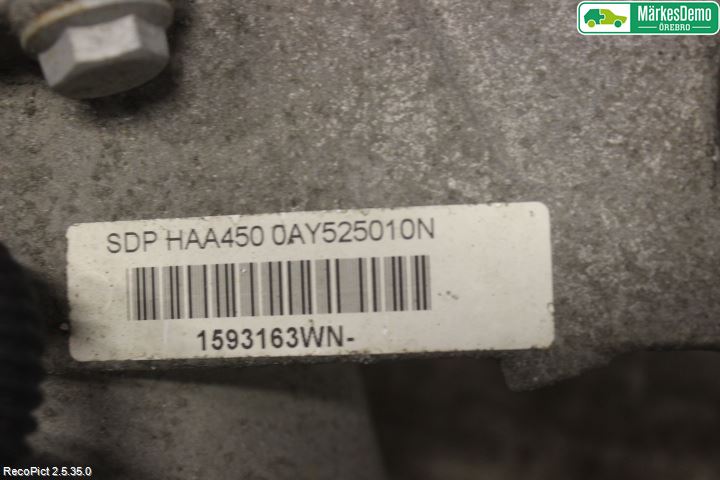 Volkswagen VW SHARAN 11- Bakaksel Kardang Bak -Diff