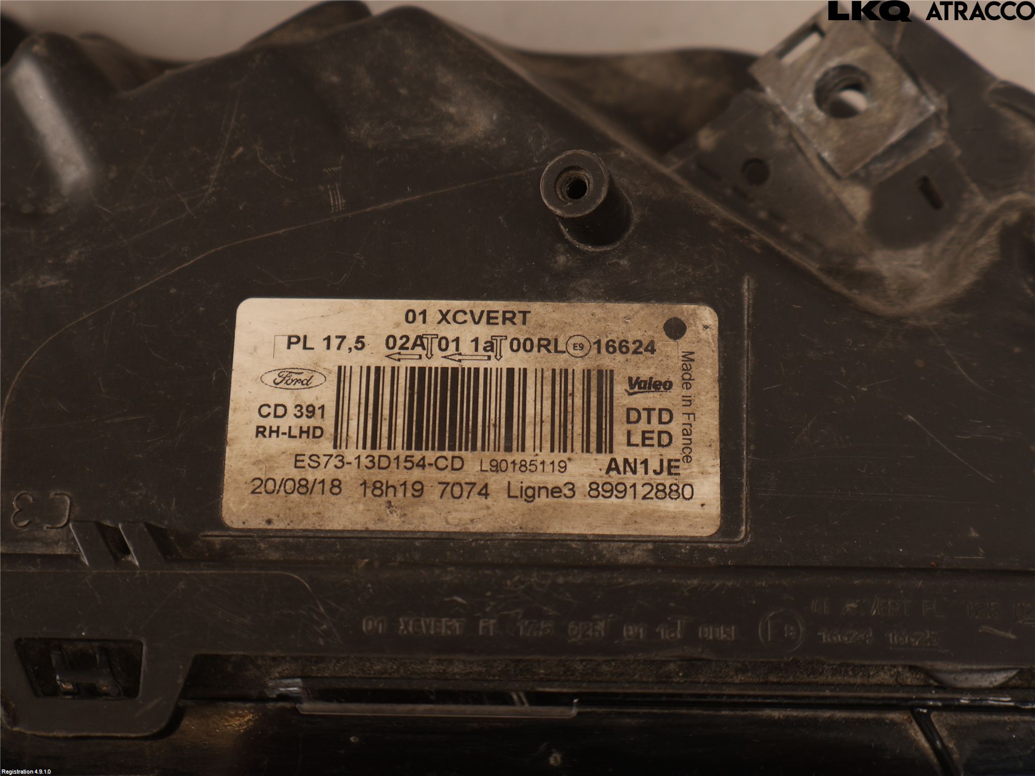 Ford MONDEO 15-22 Frontlykt Høyre
