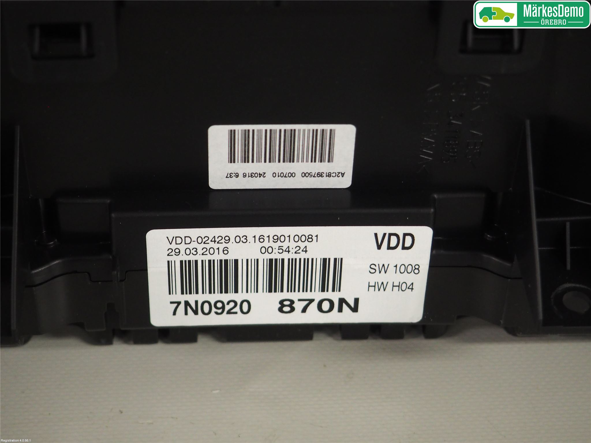 Volkswagen VW SHARAN 11- Instr Kombinert