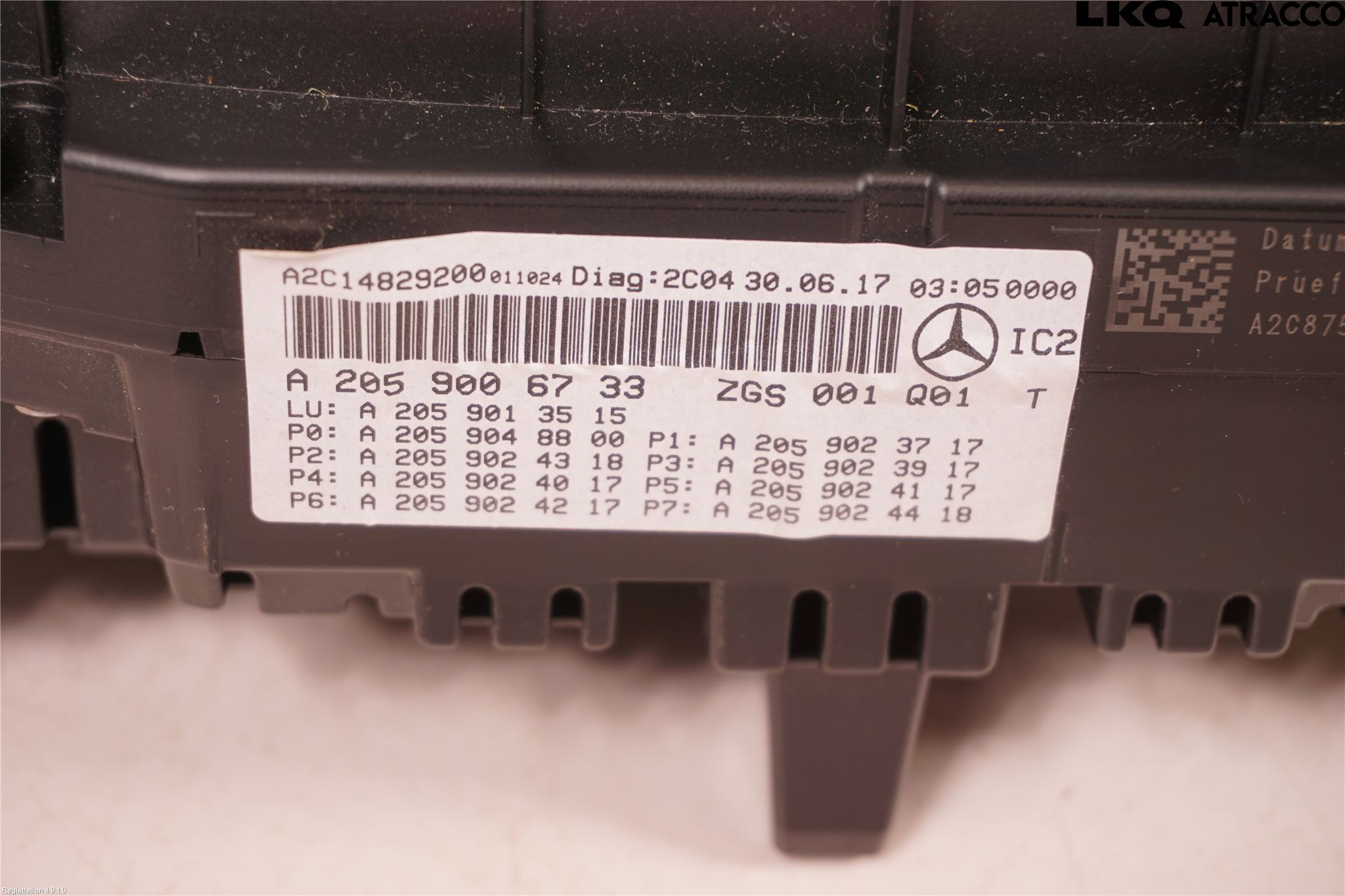 Mercedes-Benz MB GLC-KLASS (X253/C253) 15-22 Instr Kombinert