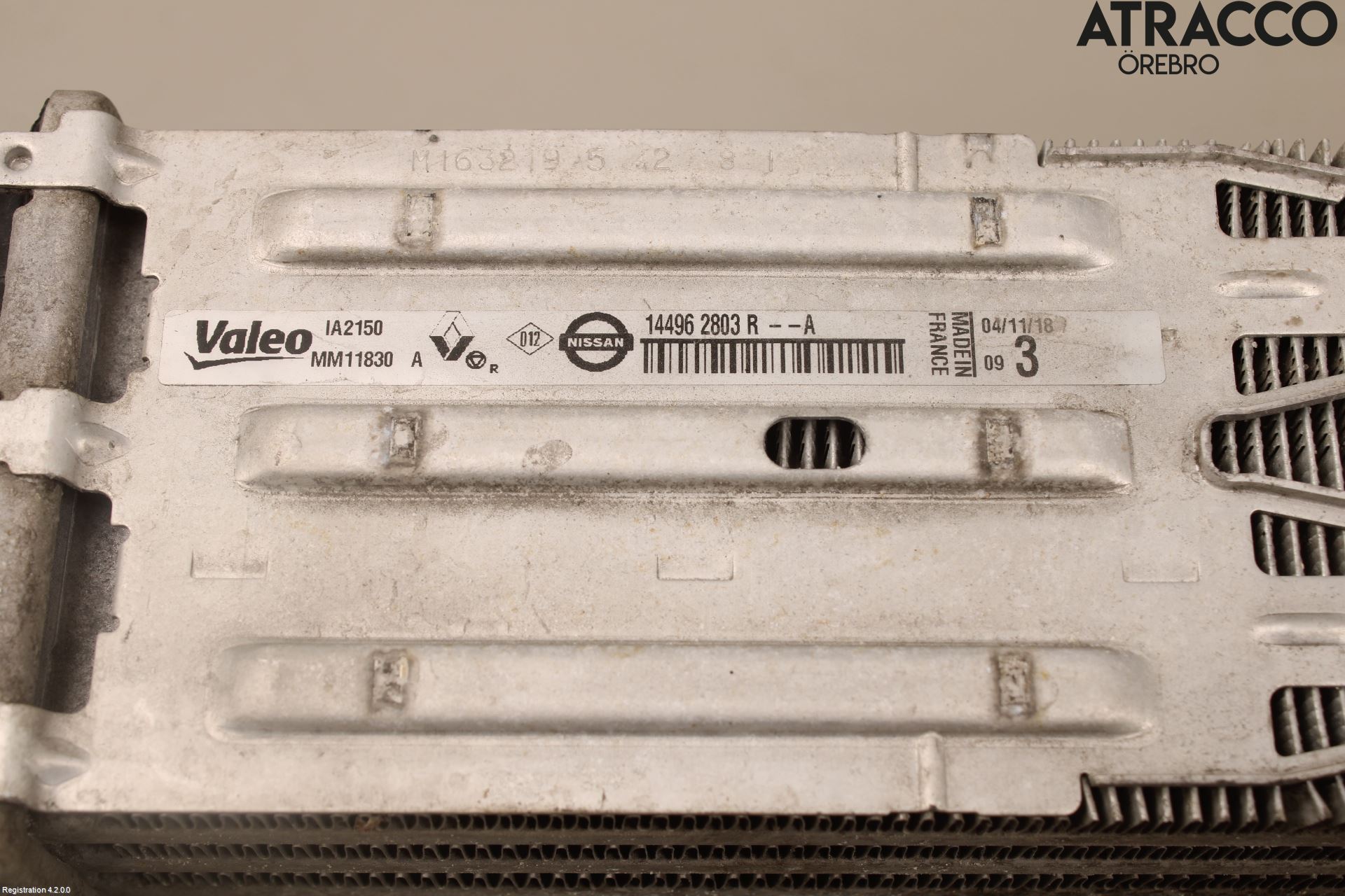 Nissan QASHQAI 17-21 Intercooler Radiator
