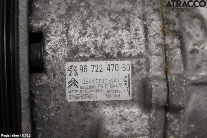 Citroen C3 10-17 Varme Ac Kompressor