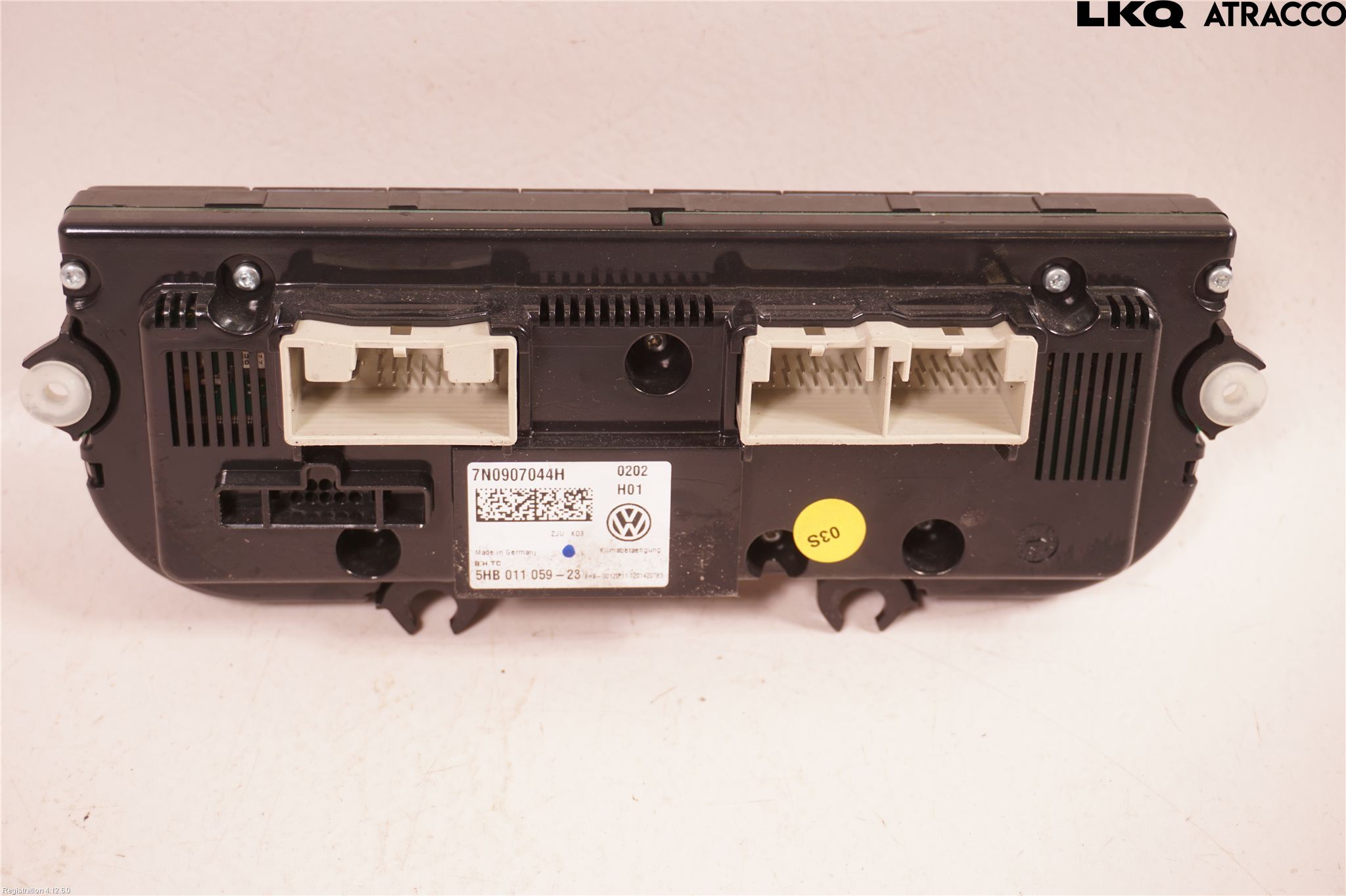Volkswagen VW SHARAN 11- Varme Ac Betjening-Display
