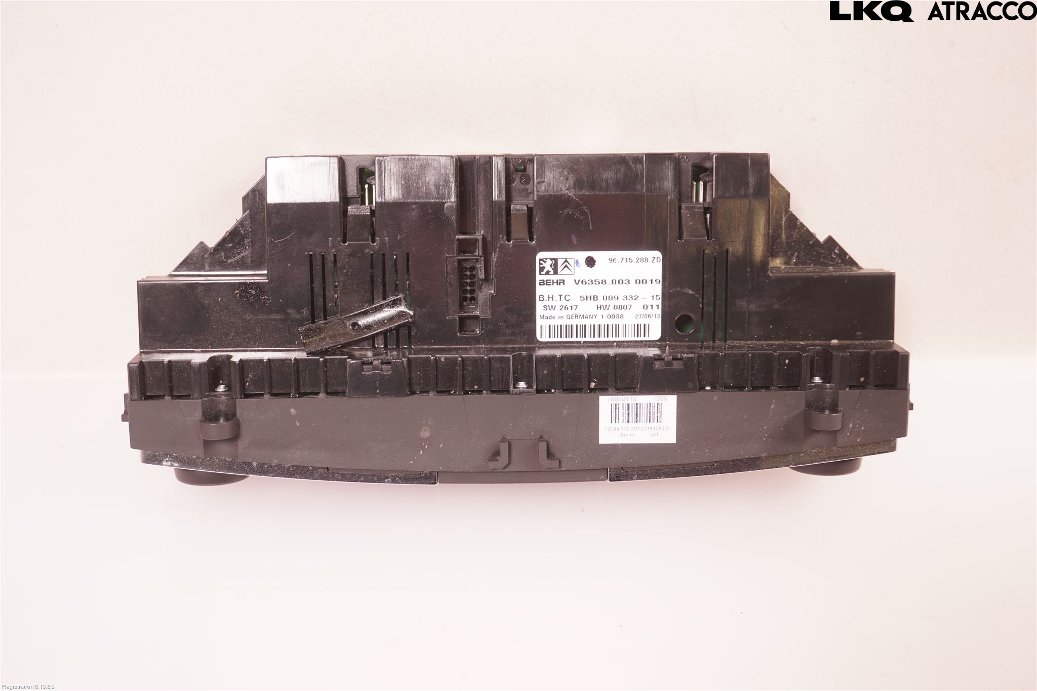 Citroen C5 08-17 Varme Ac Betjening-Display