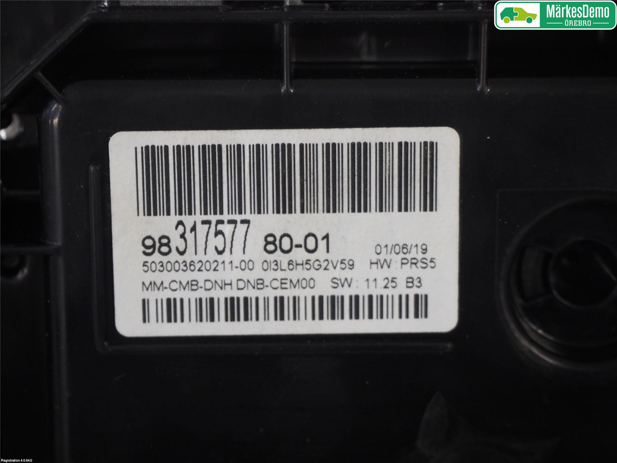 Peugeot 508 19- Instr Kombinert