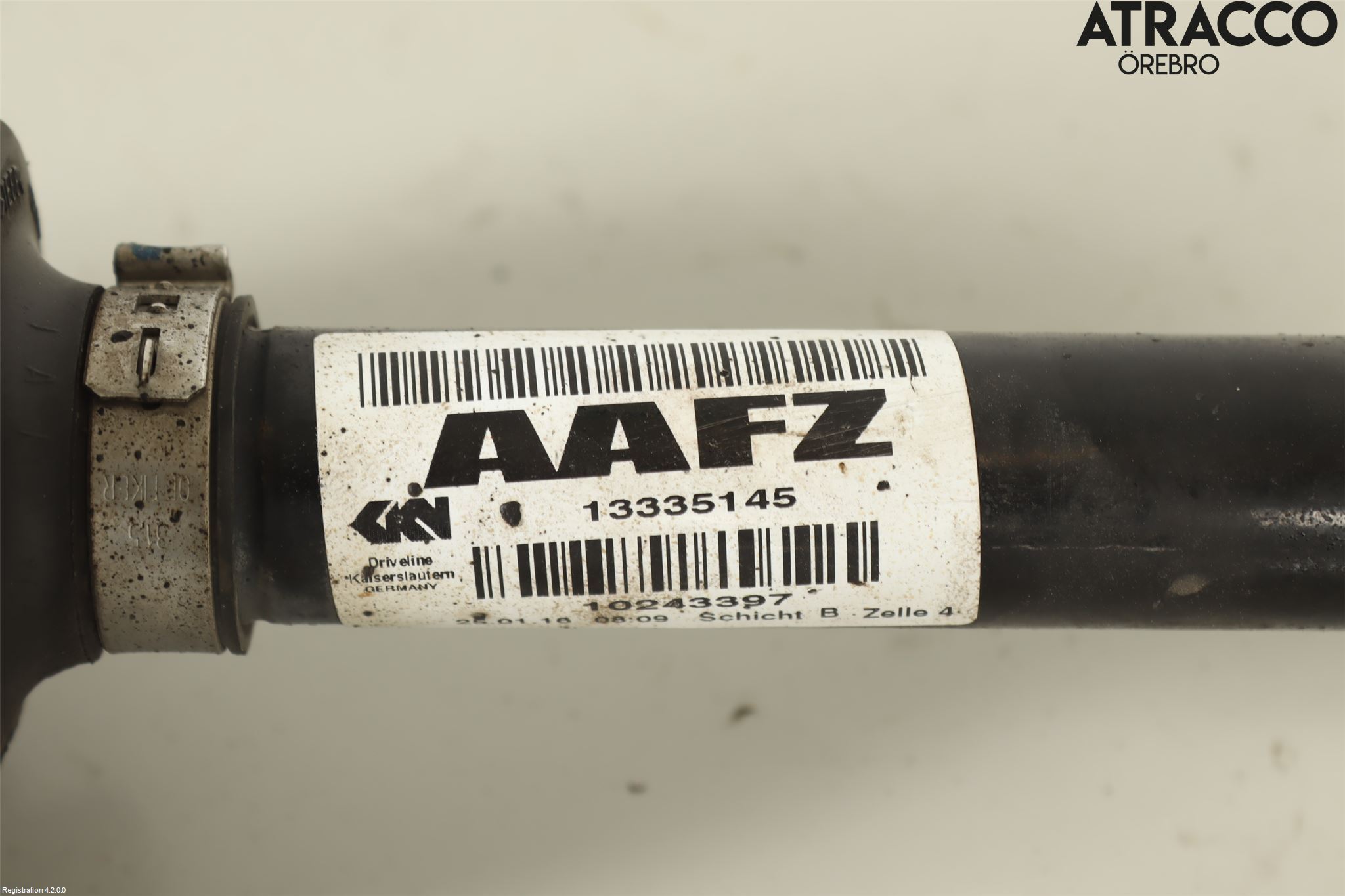Opel ASTRA K 16-22 Drivaksel Foran Kompl Venstre