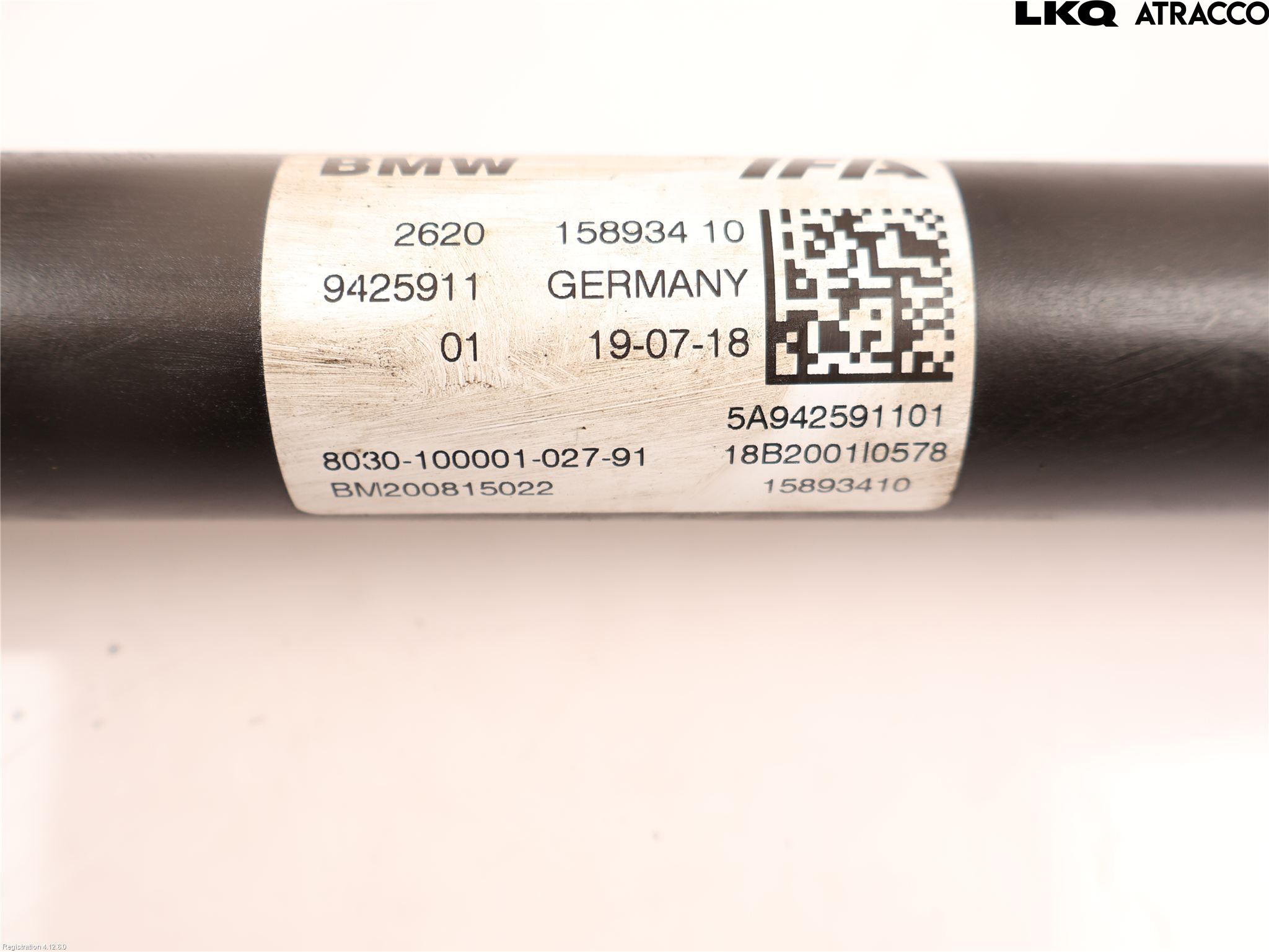 BMW 5 G30/G31/F90 17-23 Mellomaksel Fremre 4Wd
