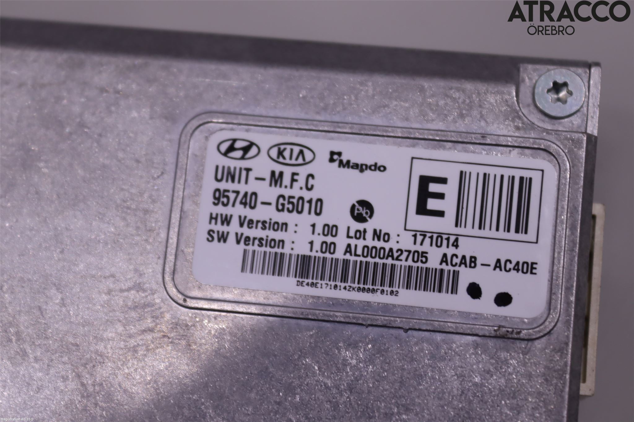 Kia NIRO (DE) 17-22 Sensor Kollisjonsbeskyttelse