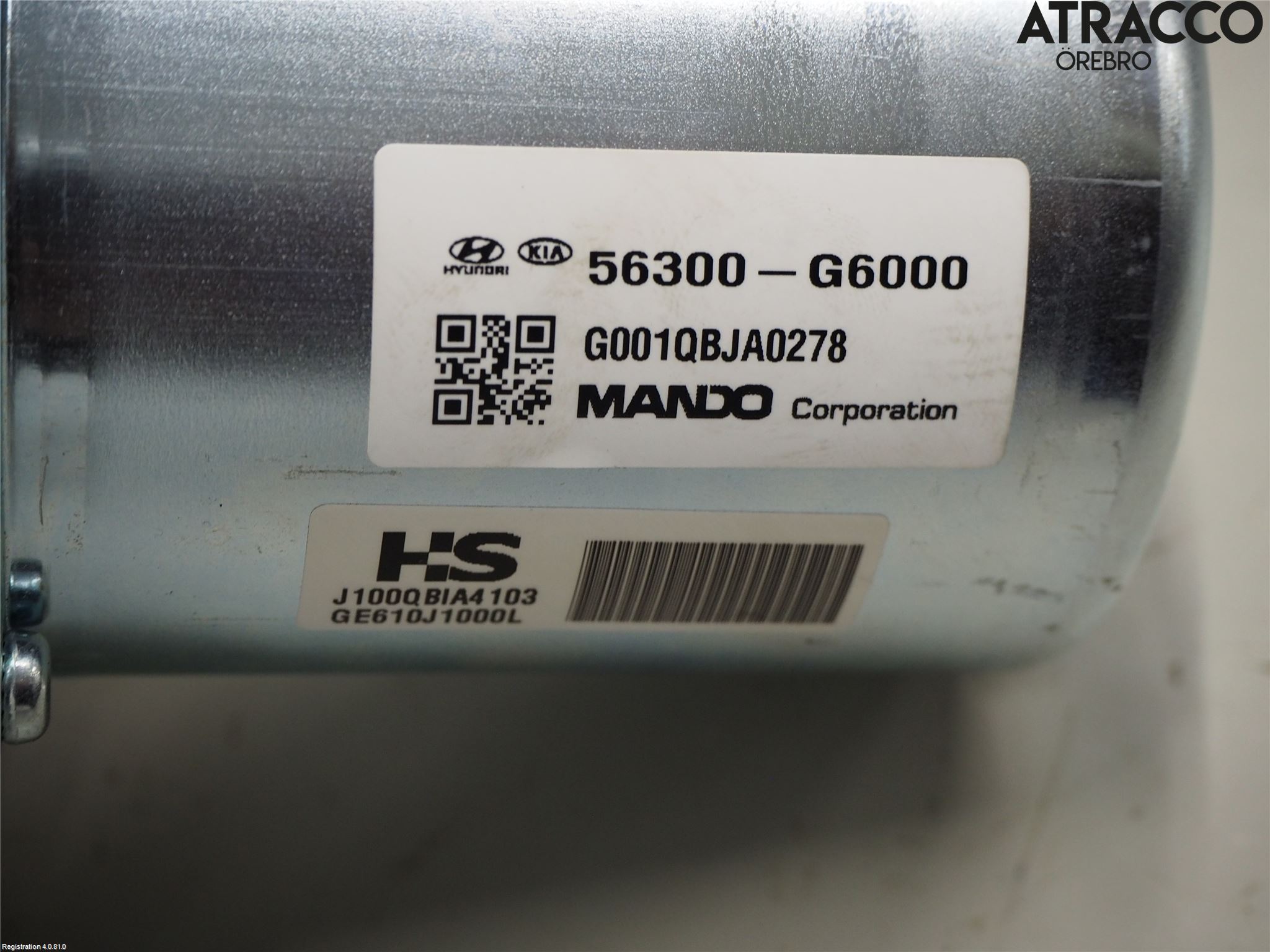 Kia PICANTO 17- Rattakselaggregat Innebygd Servo