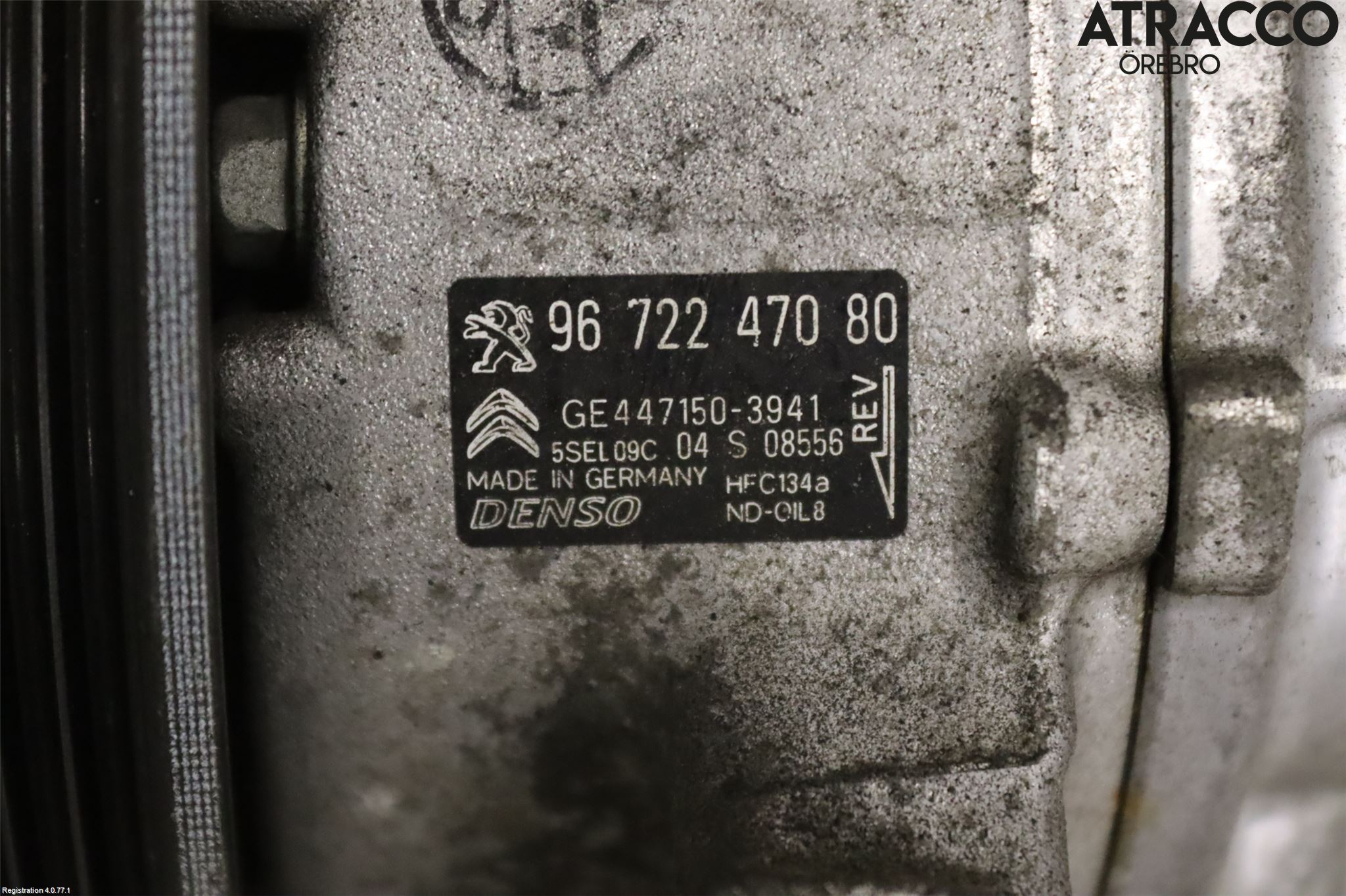 Peugeot 208 12-15 Varme Ac Kompressor