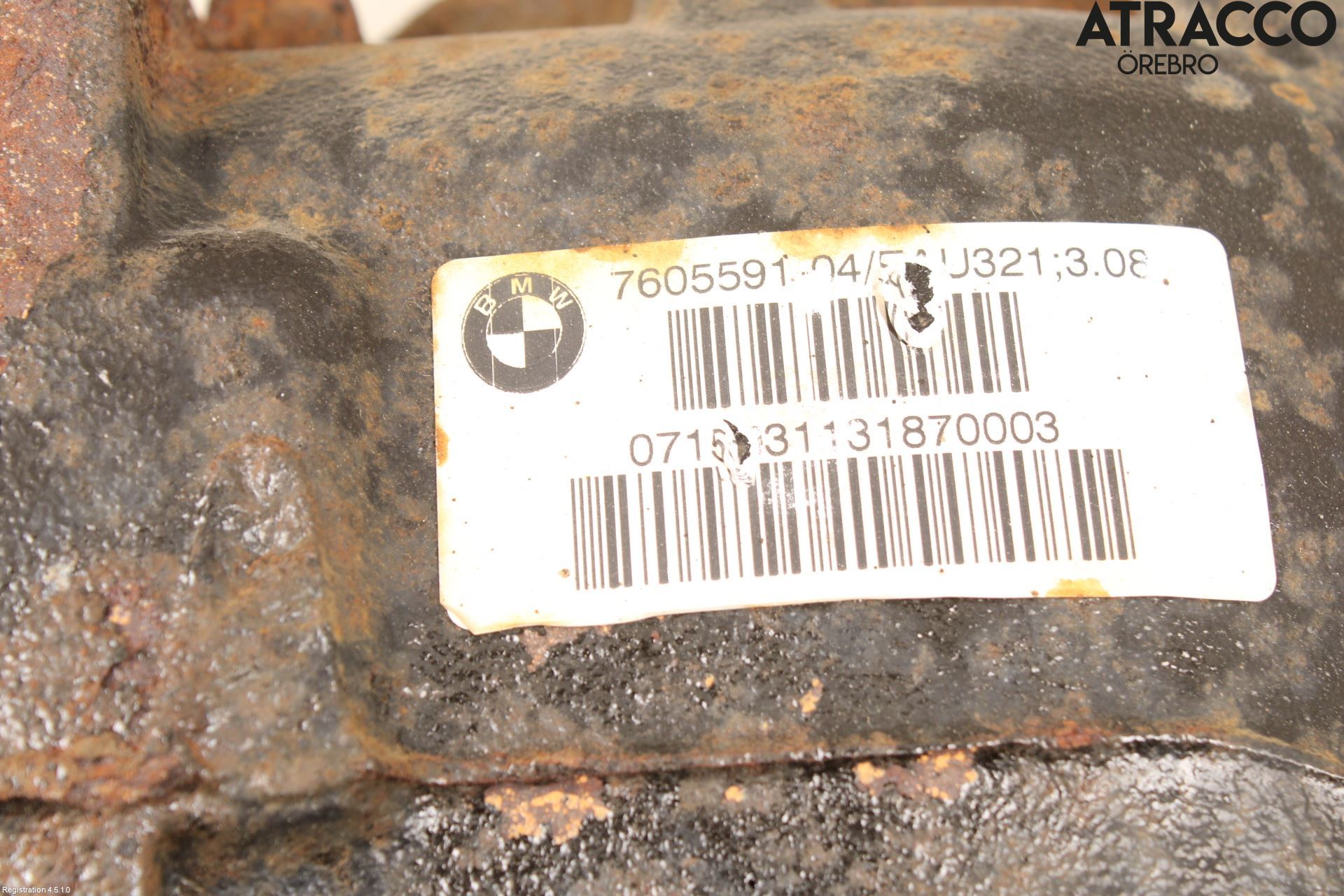 BMW 1 F20/F21 11-19 Bakaksel Kardang Bak -Diff