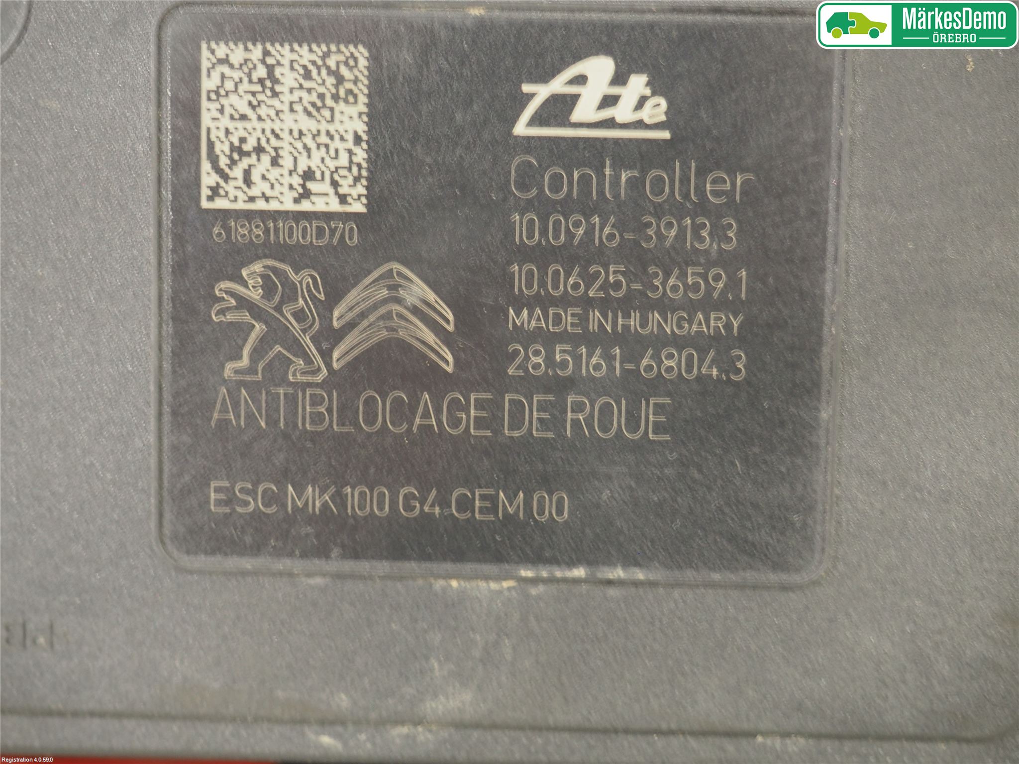Peugeot 2008 13-20 Abs Hydraulikkaggregat