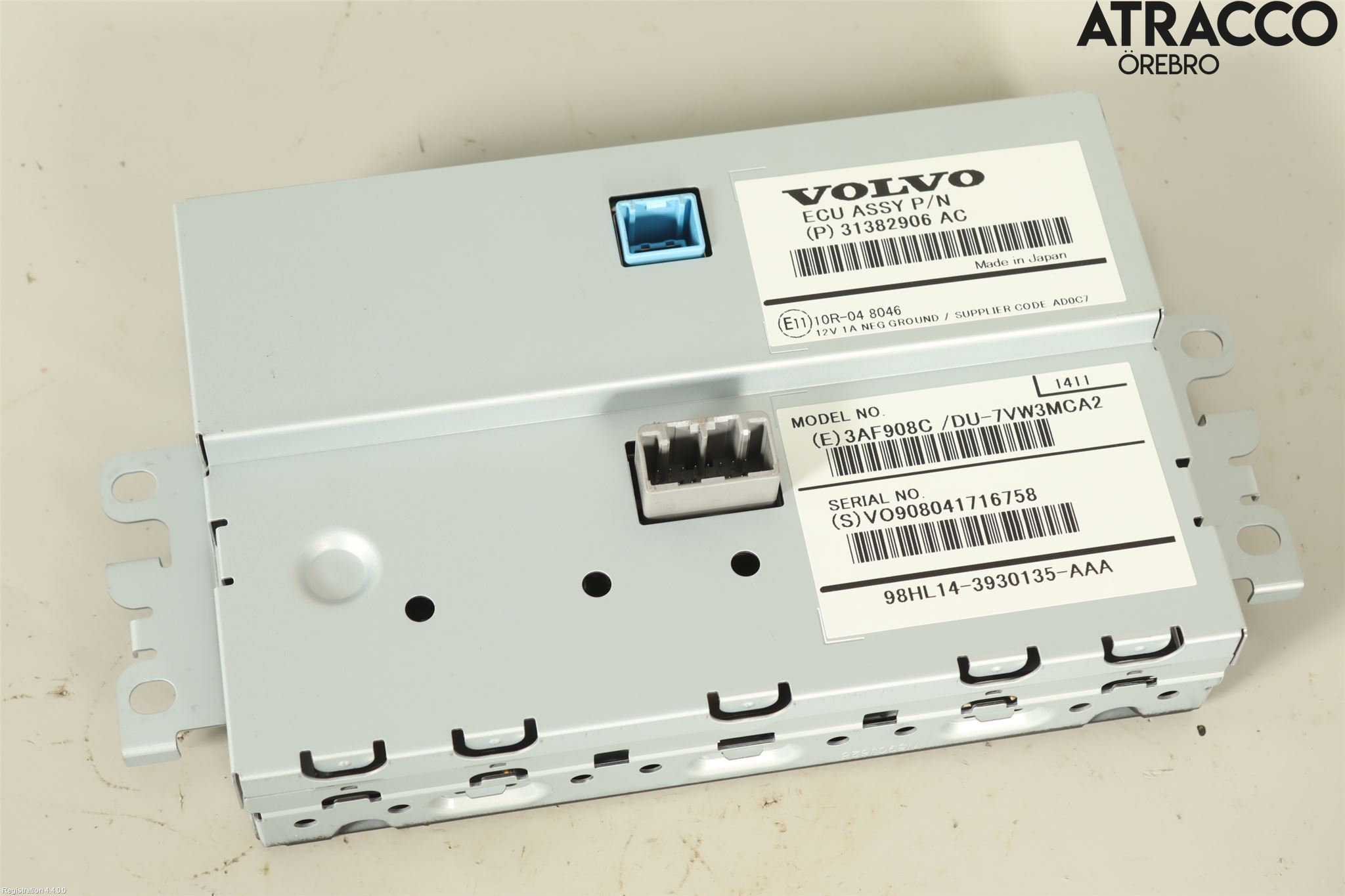 Volvo V70 14-16 Instr Skjerm Dvd-Gps-Ac-Tlf
