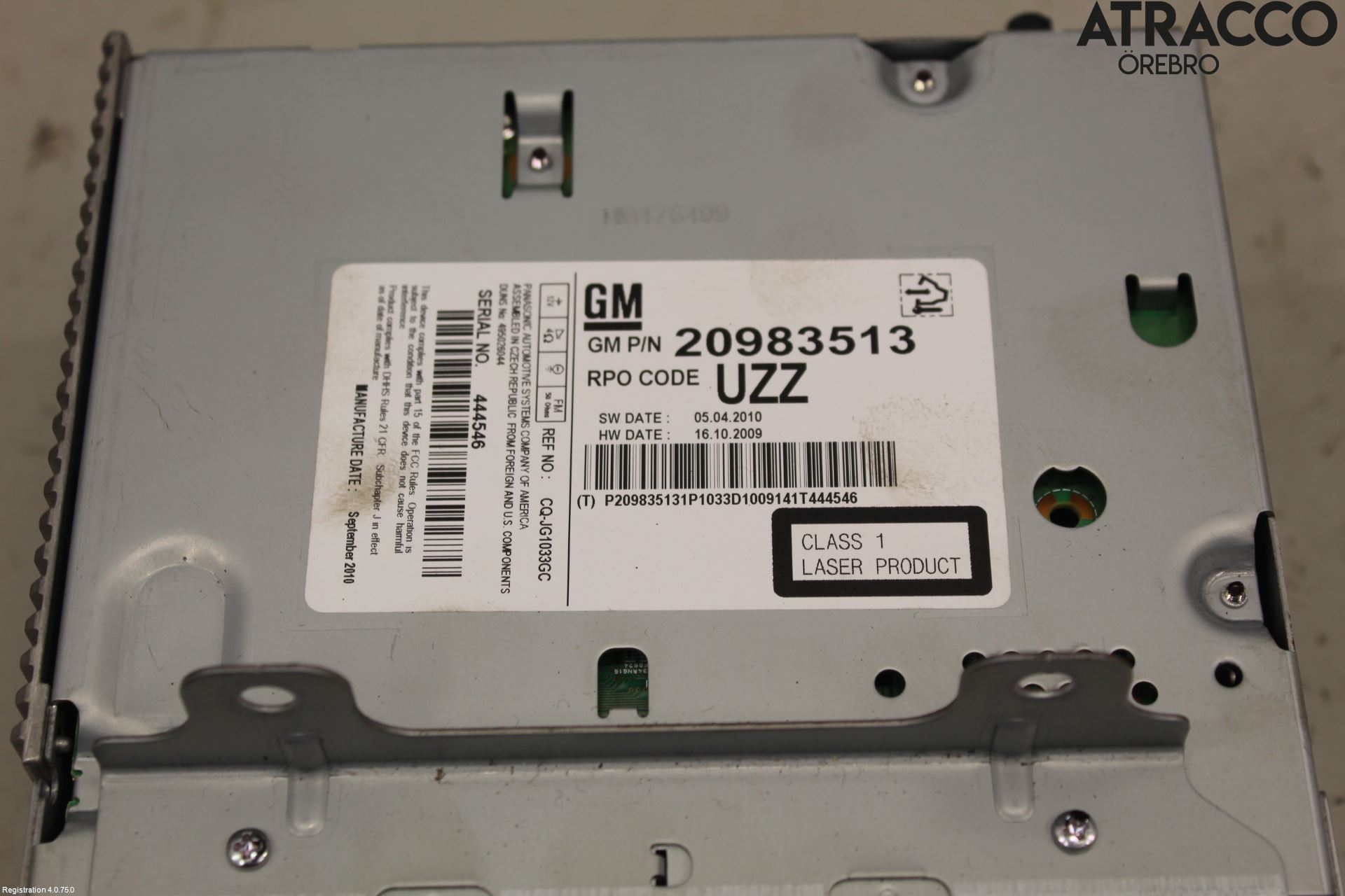 Opel ASTRA J 10-15 Stereo Radio