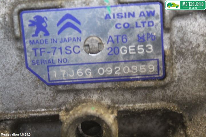 Peugeot 3008 17-24 Gearkasse Automat