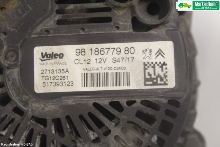 Peugeot PEUGOT 208 16-19 Dynamo