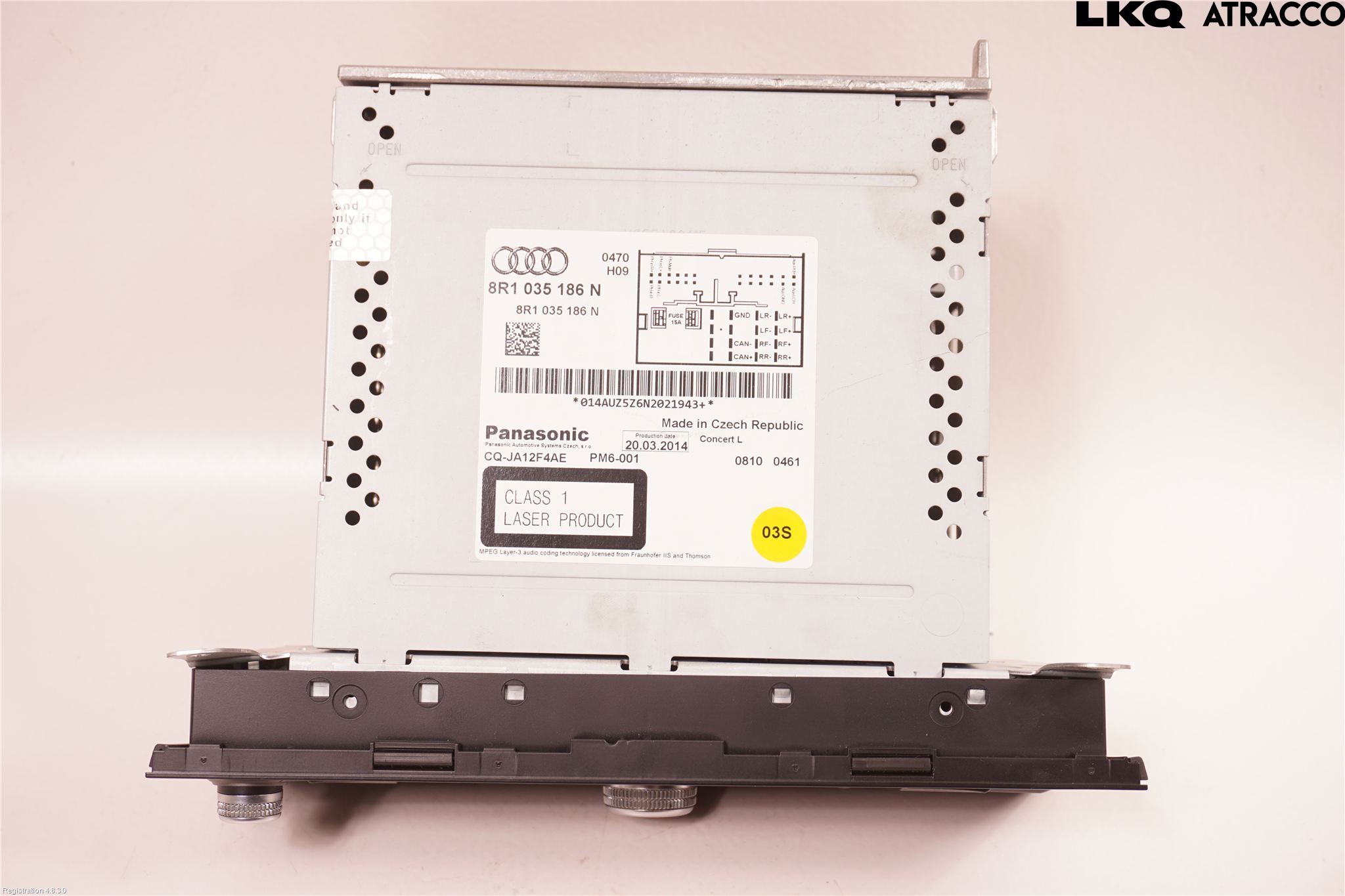 Audi A4 12-15 Stereo Radio Med Cd