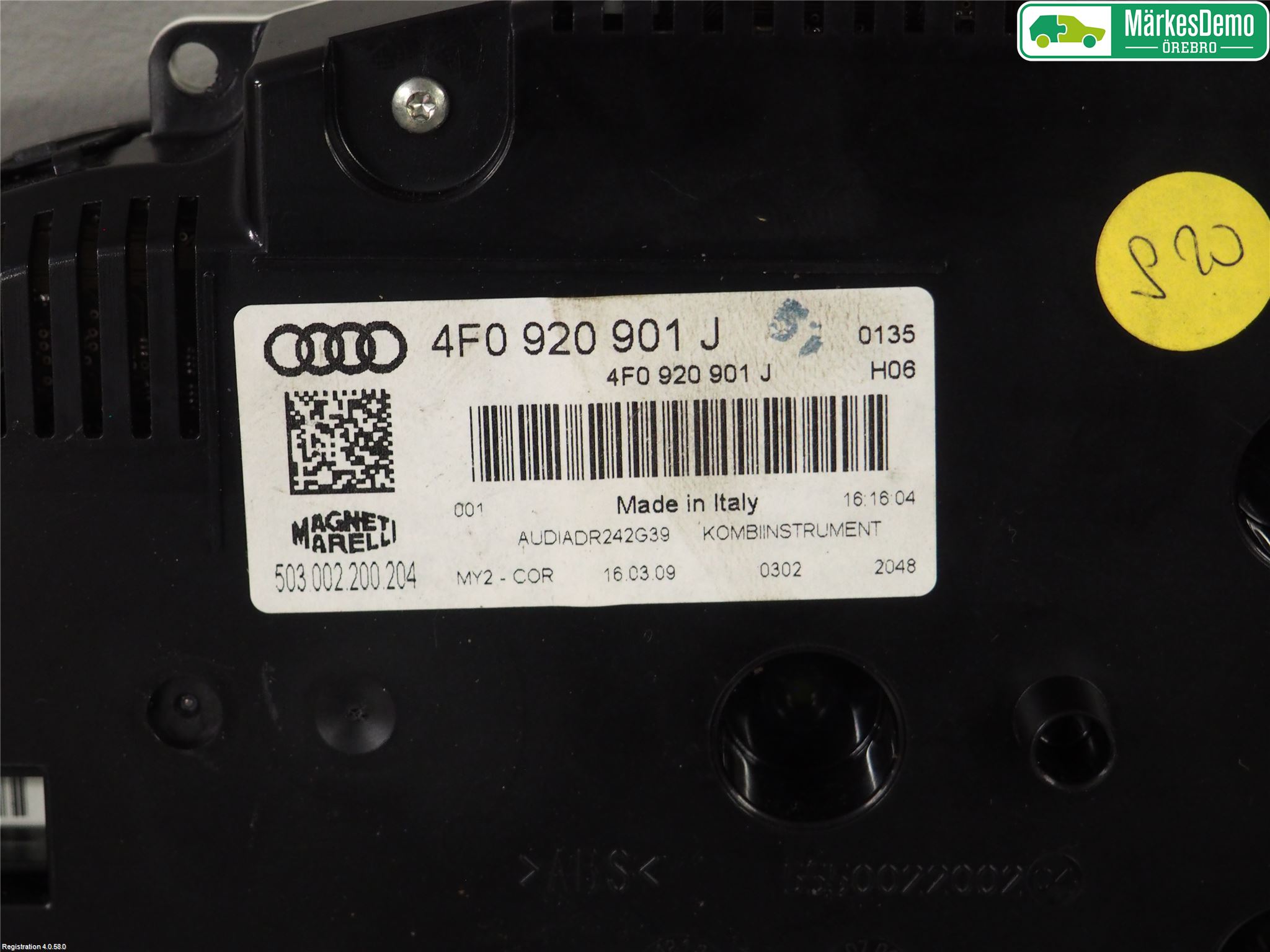 Audi A6/S6     05-11 Instr Kombinert