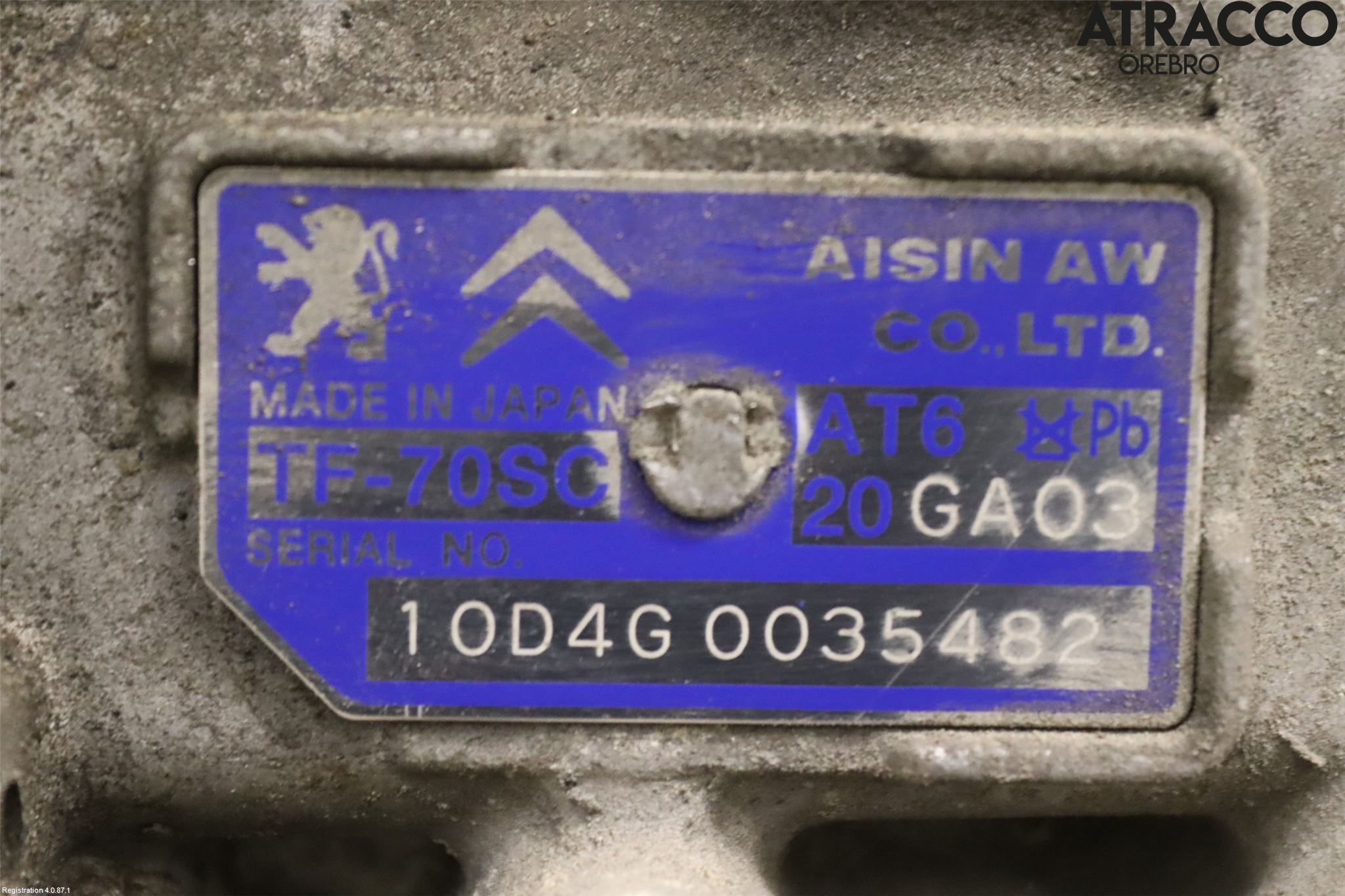 Peugeot 3008 09-16 Gearkasse Automat