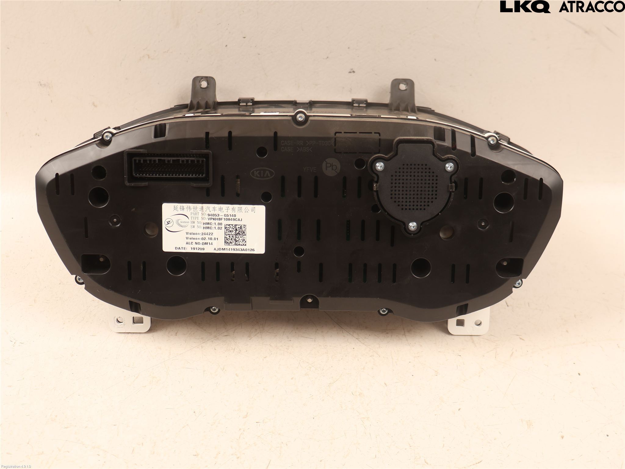 Kia NIRO (DE) 17-22 Instr Kombinert