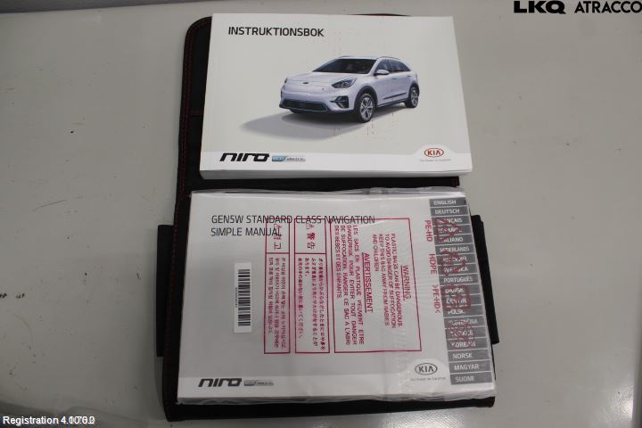 Kia NIRO (DE) 17-22 Instruksjonsbok