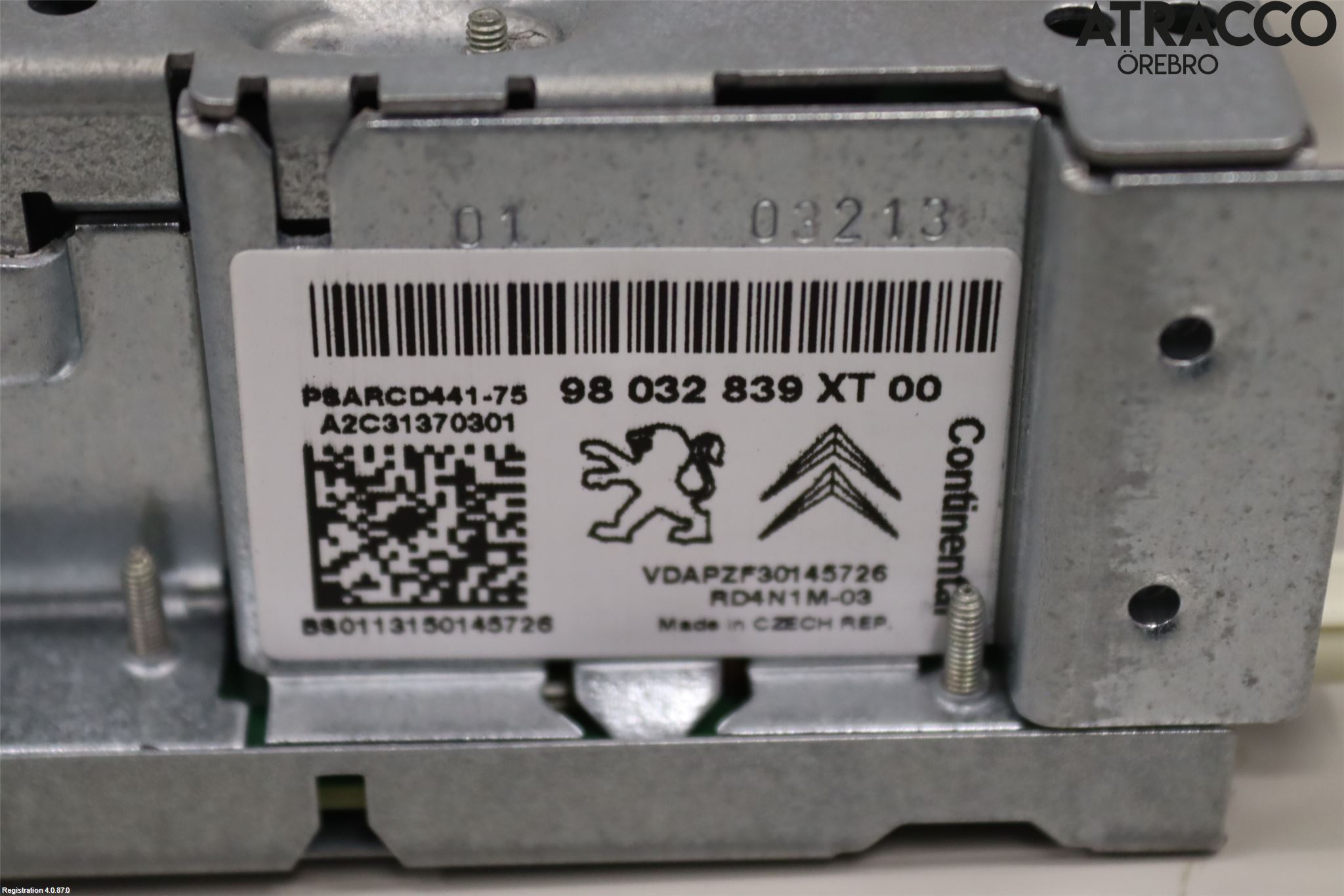 Citroen DS3 Stereo Radio