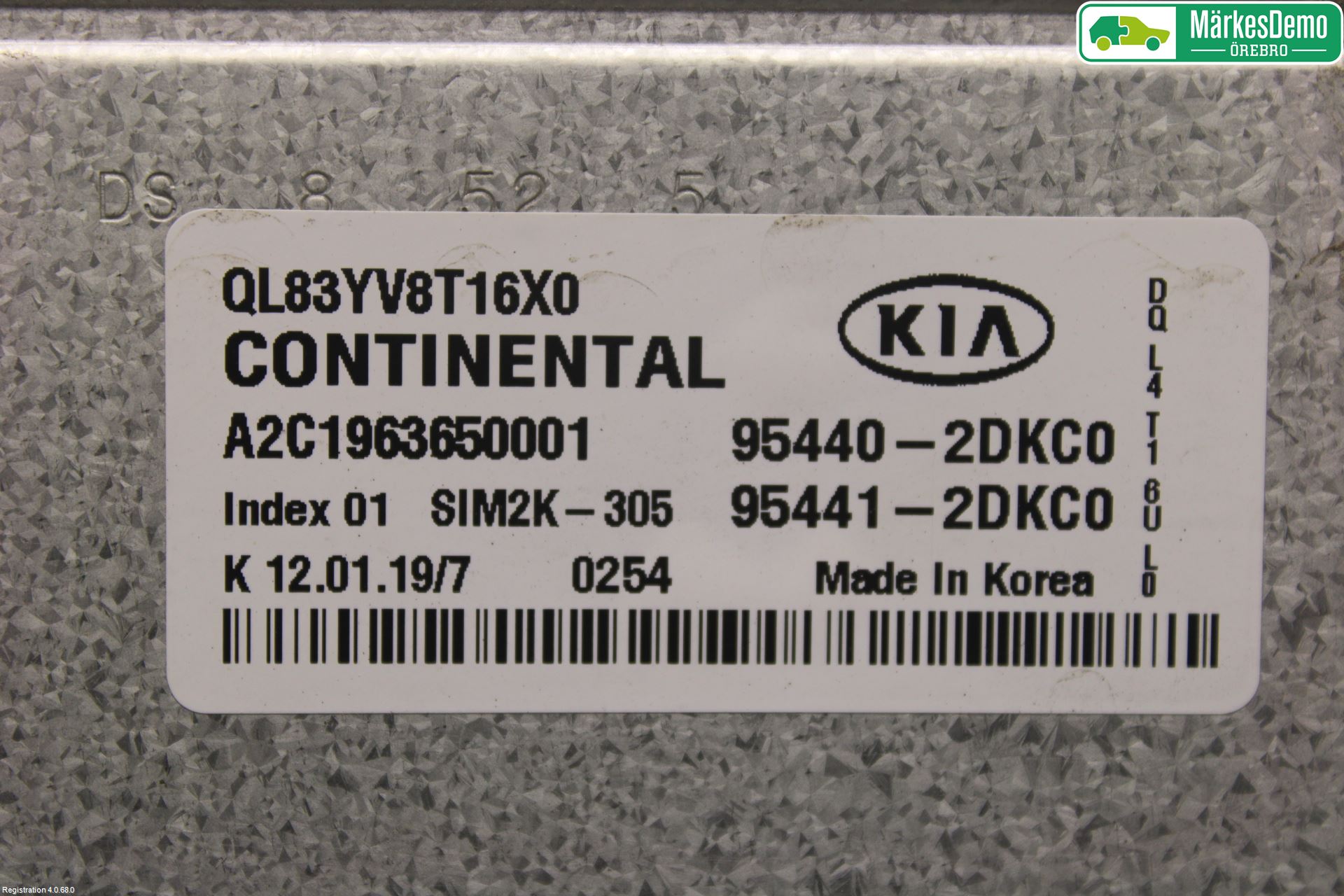 Kia SPORTAGE (QL) 16-21 Styreenhet Gearkasse