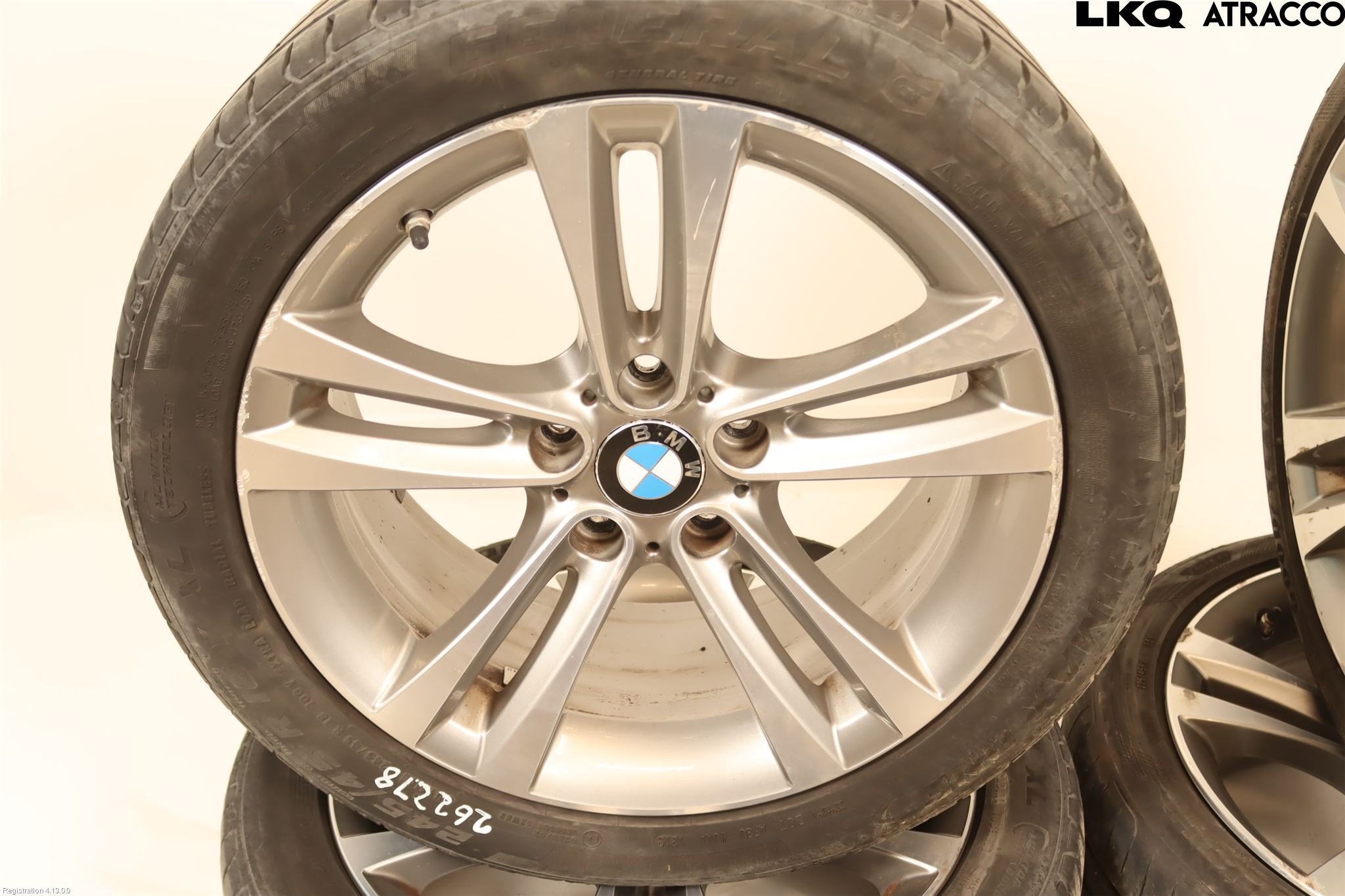 BMW 3 GT F34 13-19 Dekk Sommer På Alu Felg 4Stk