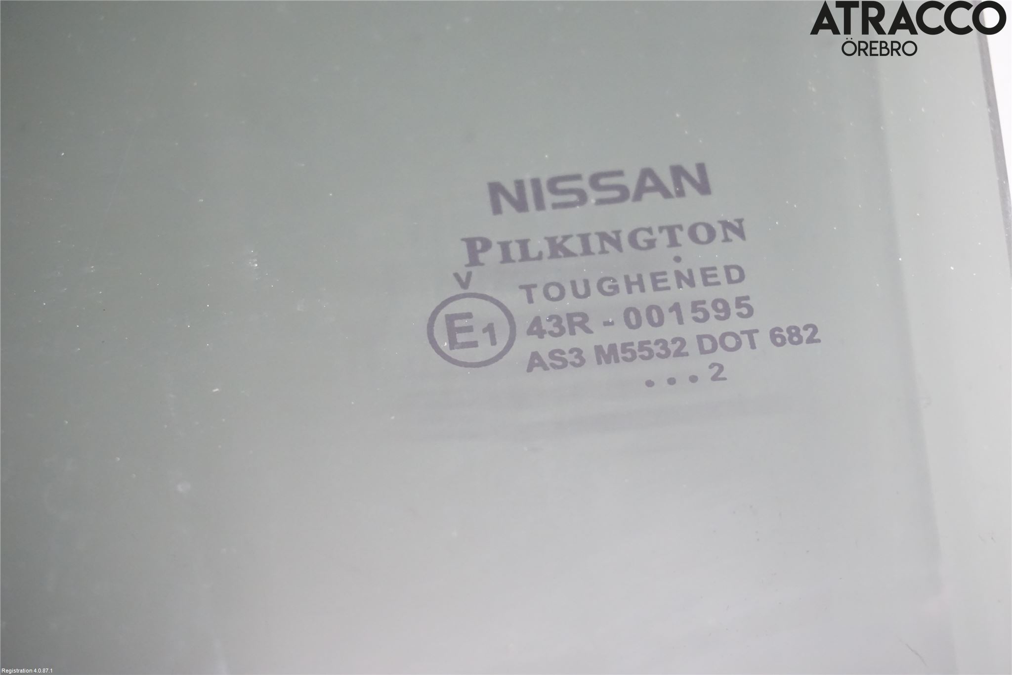 Nissan LEAF 18- Dørrute Bak Venstre 4Dørs