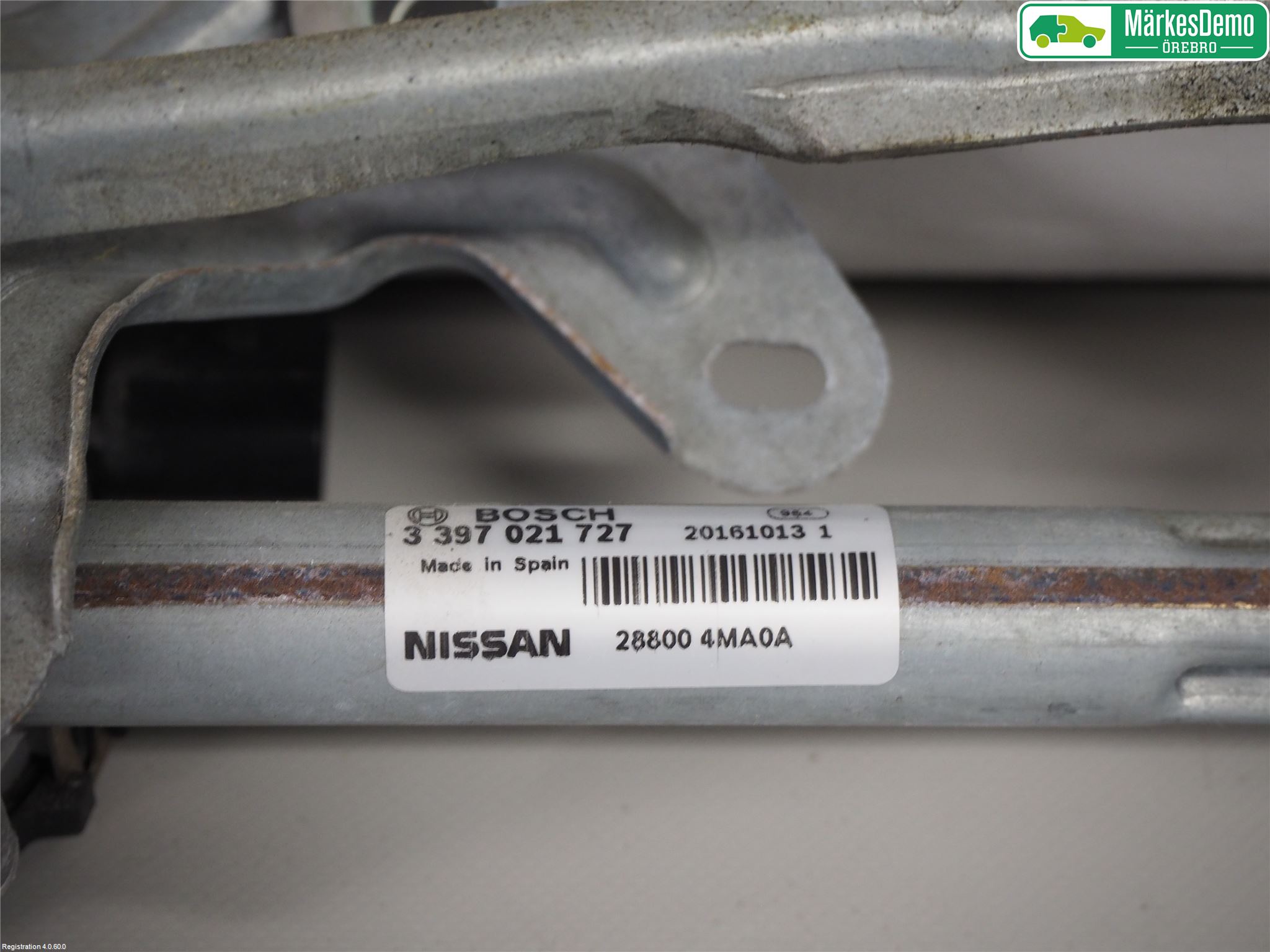 Nissan PULSAR Viskermotor Frontrute
