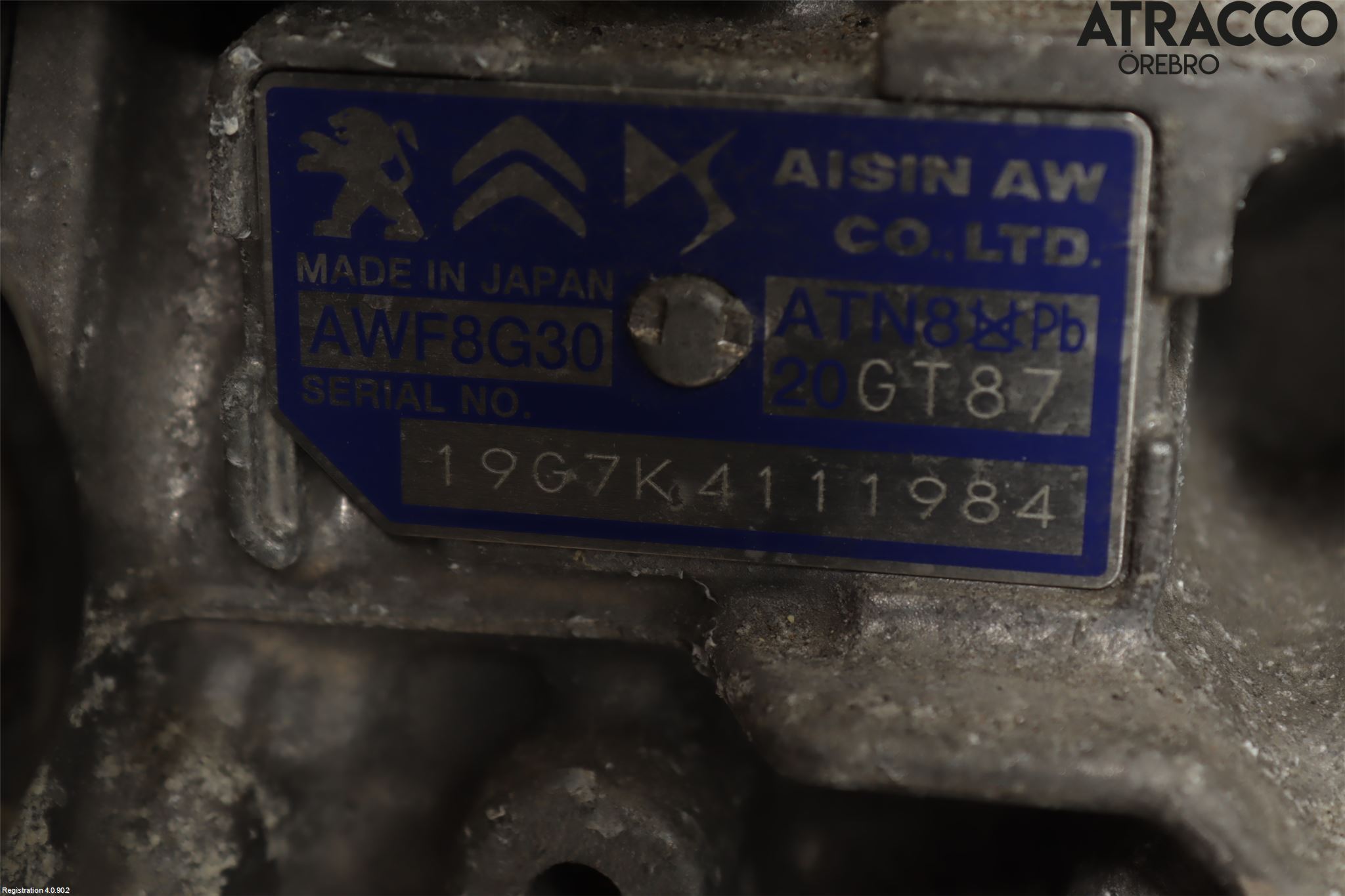 Citroen DS 7 CROSSBACK 19-23 Gearkasse Automat