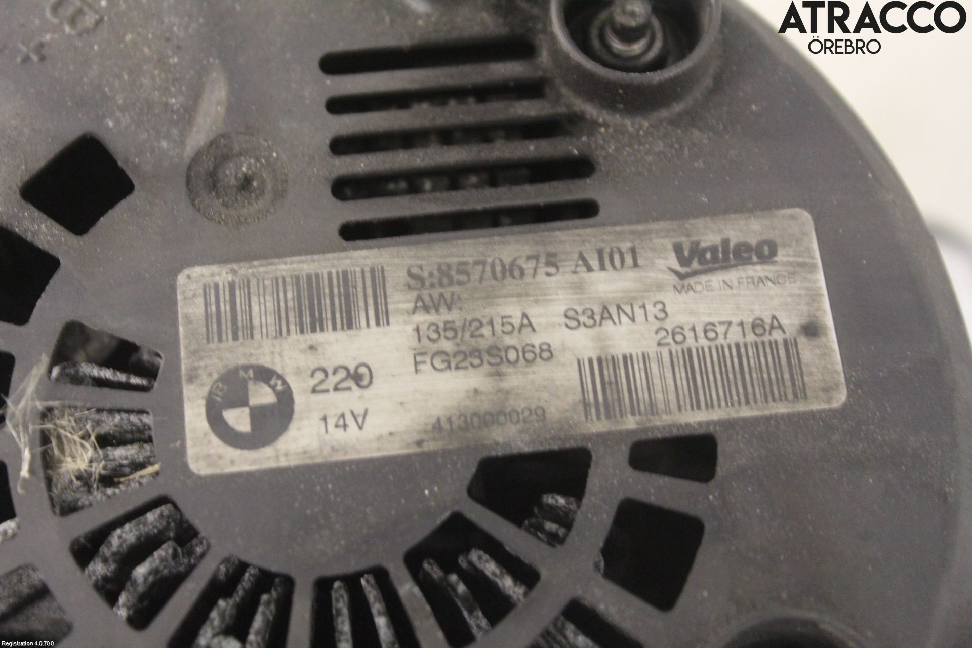 BMW 3 F30/F31/F80 12-19 Dynamo