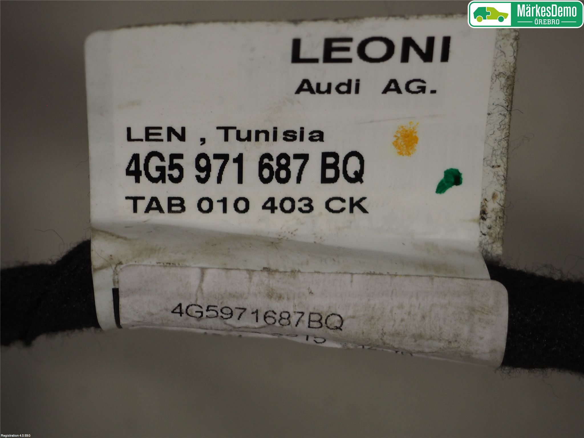 Audi A6/S6 4G 11-18 Ledningsnett