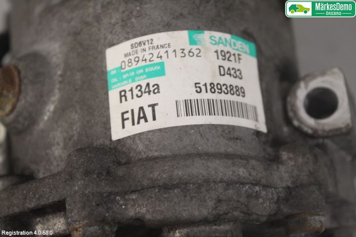 Fiat DOBLO CARGO Varme Ac Kompressor