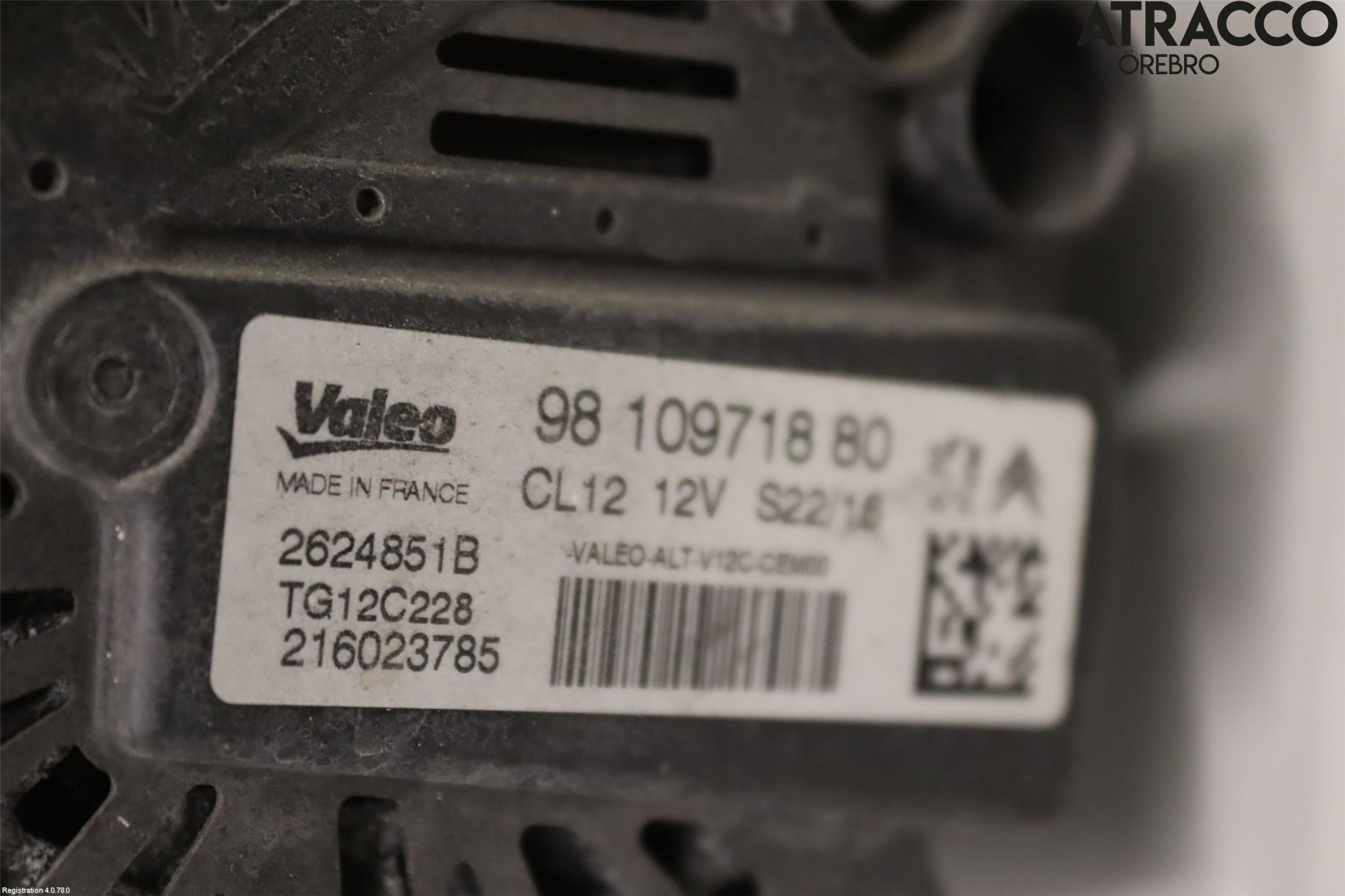 Citroen C4 CACTUS 14-20 Dynamo