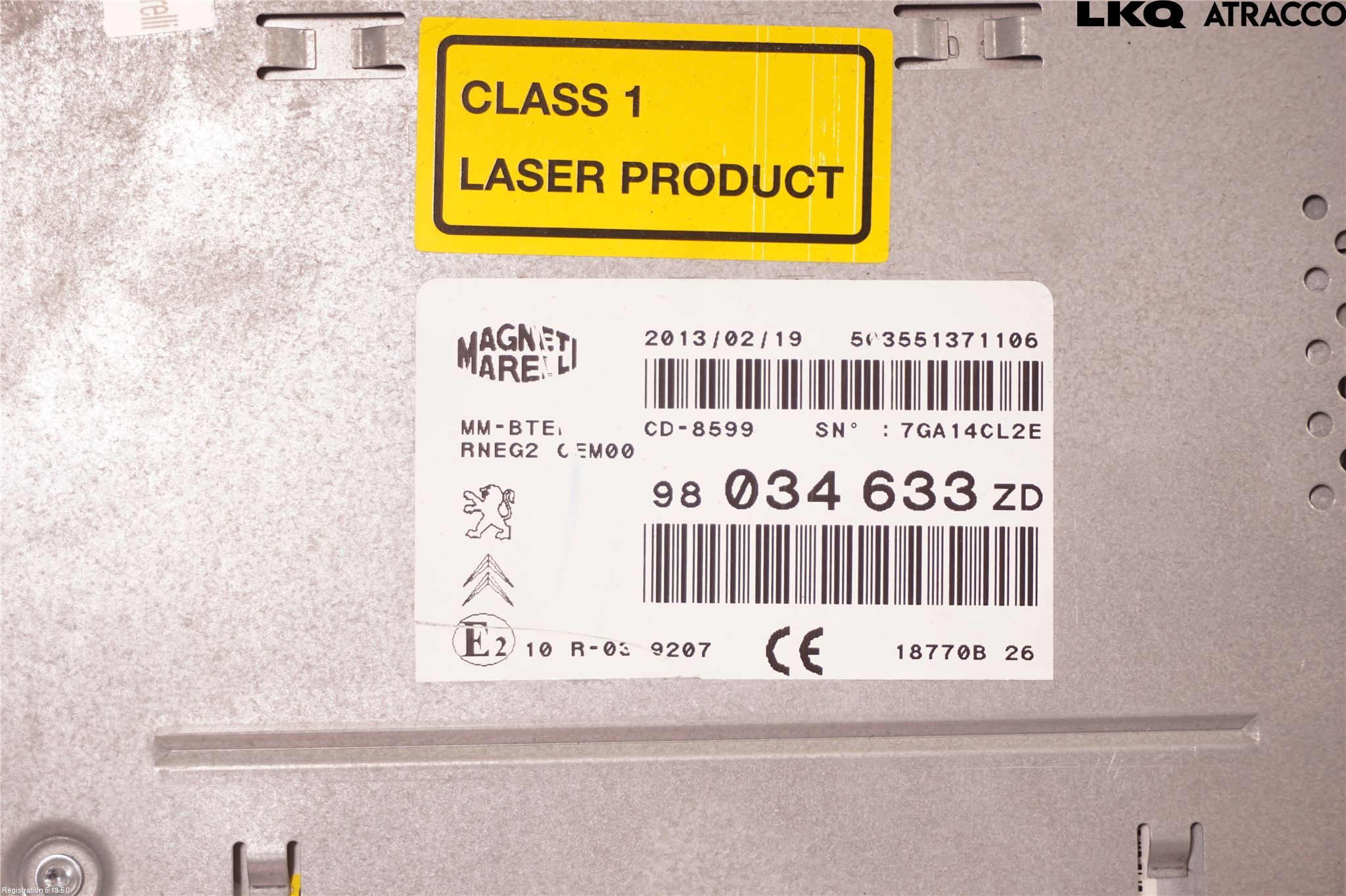 Citroen C5 08-17 Stereo Radio Med Cd