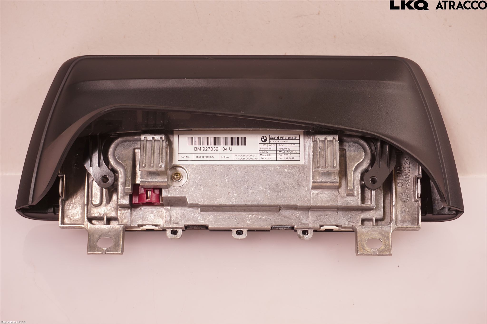 BMW 1 F20/F21 11-19 Instr Skjerm Dvd-Gps-Ac-Tlf