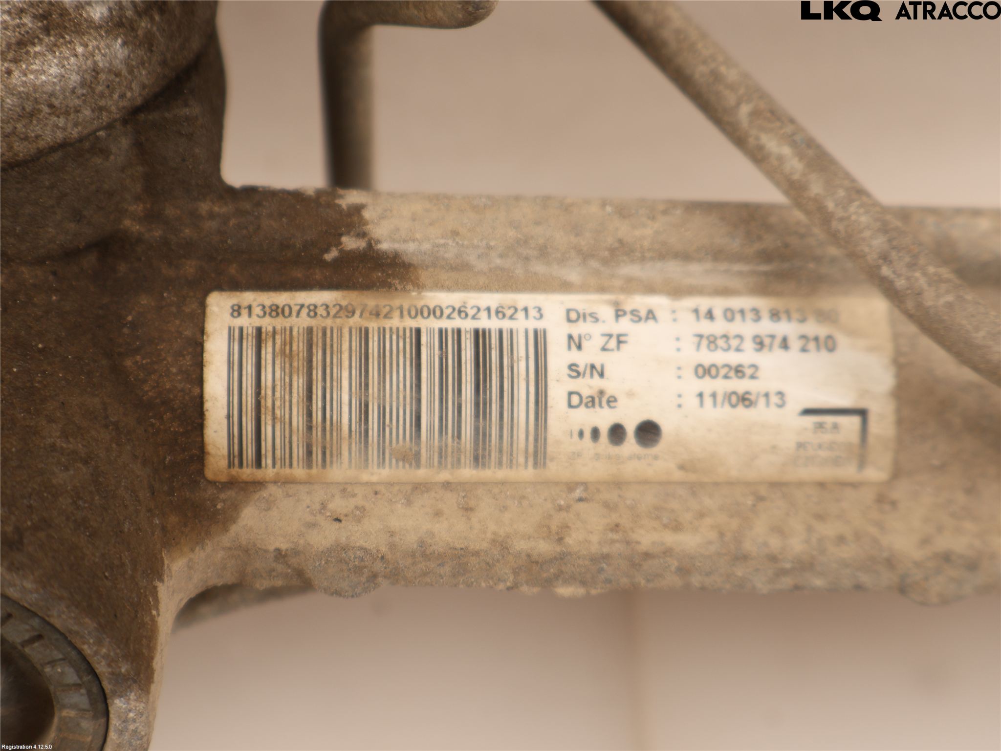 Peugeot EXPERT 07-14 Servo Snekke - Tannstang