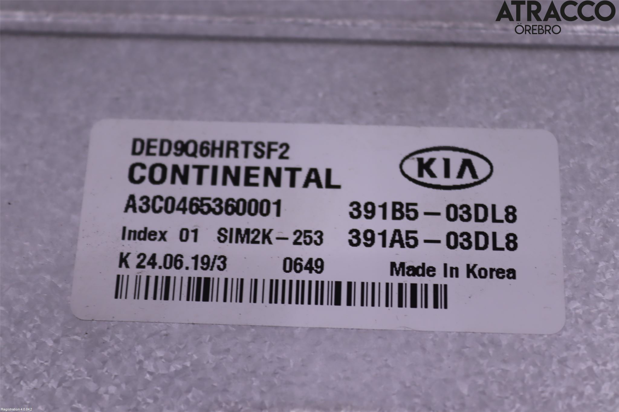 Kia NIRO (DE) 17-22 Styreenhet Innsprøytning