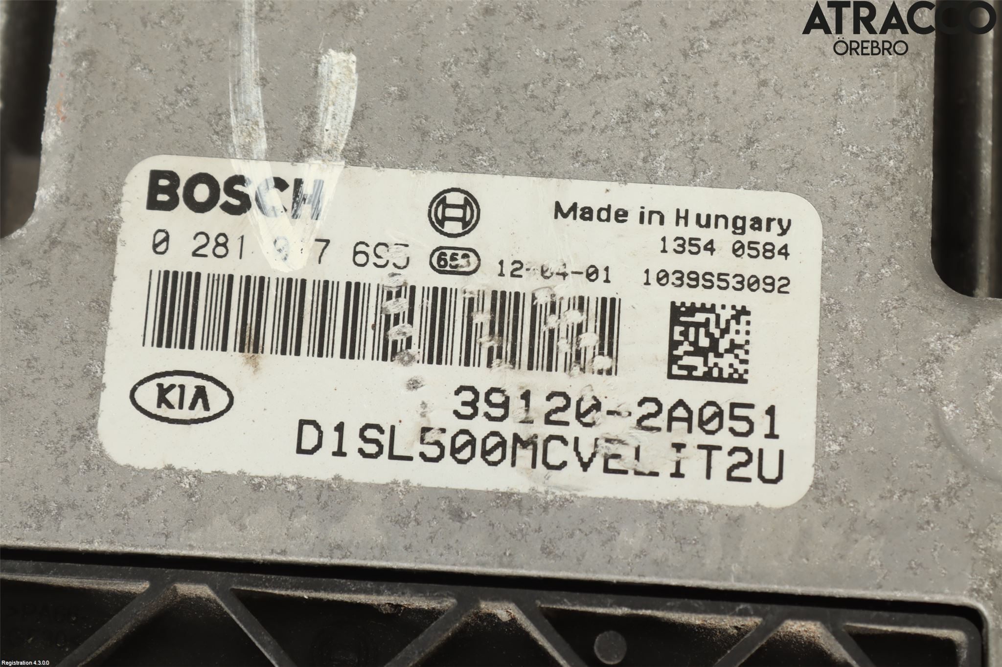 Kia SPORTAGE (SL) 11-15 Styreenhet Dieselpumpe