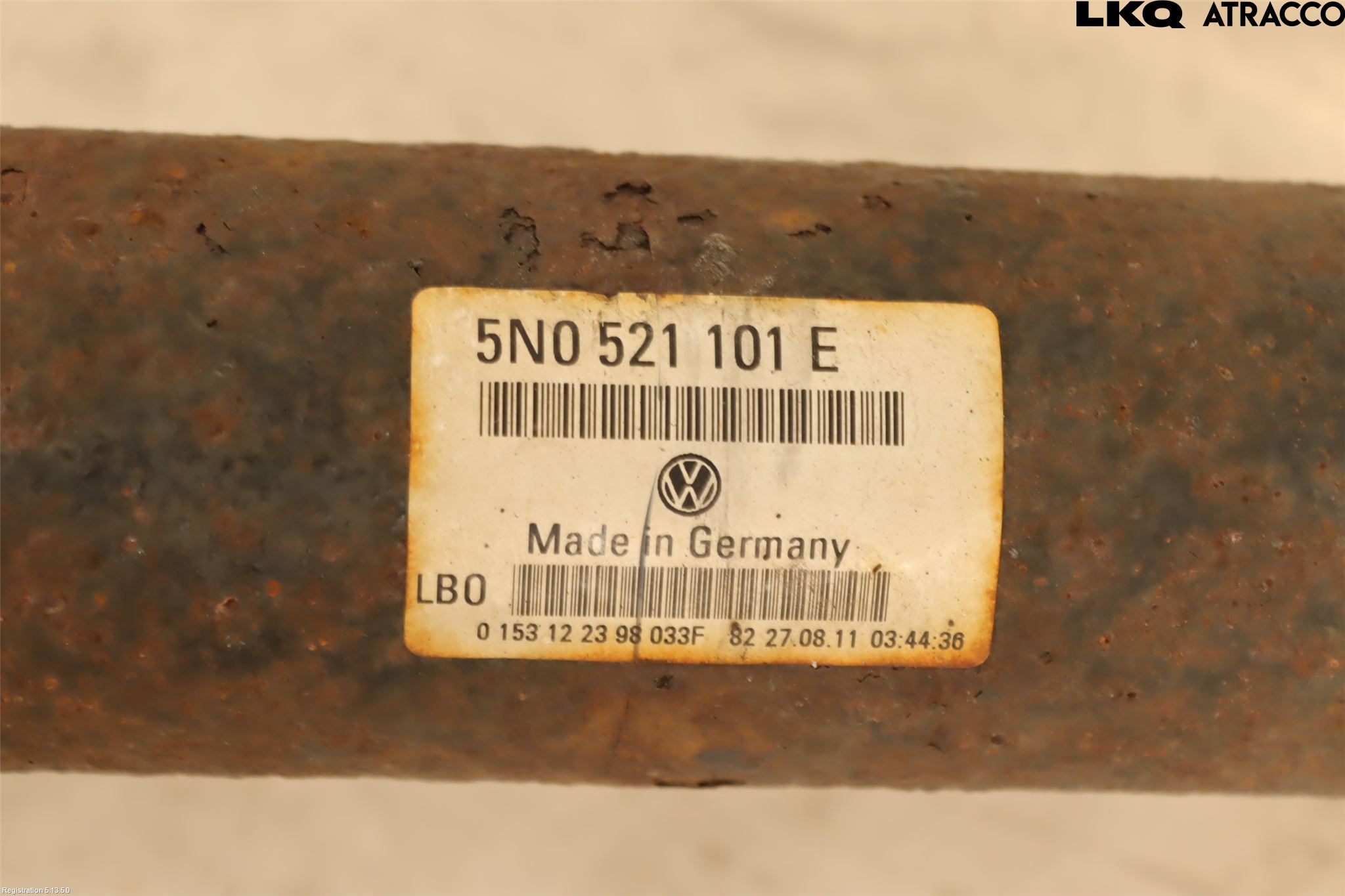 Volkswagen VW TIGUAN 07-16 Mellomaksel Kompl