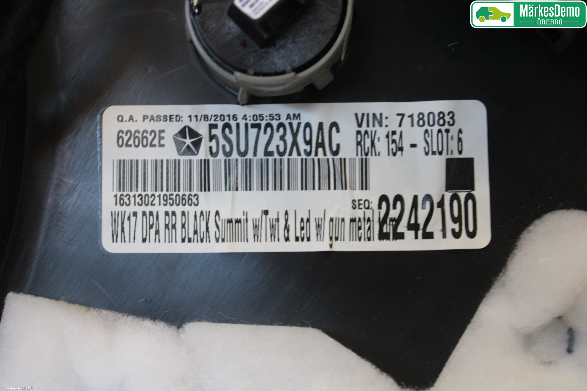 Jeep GRAND CHEROKEE 10-20 Innr Dørtrekk Høyre