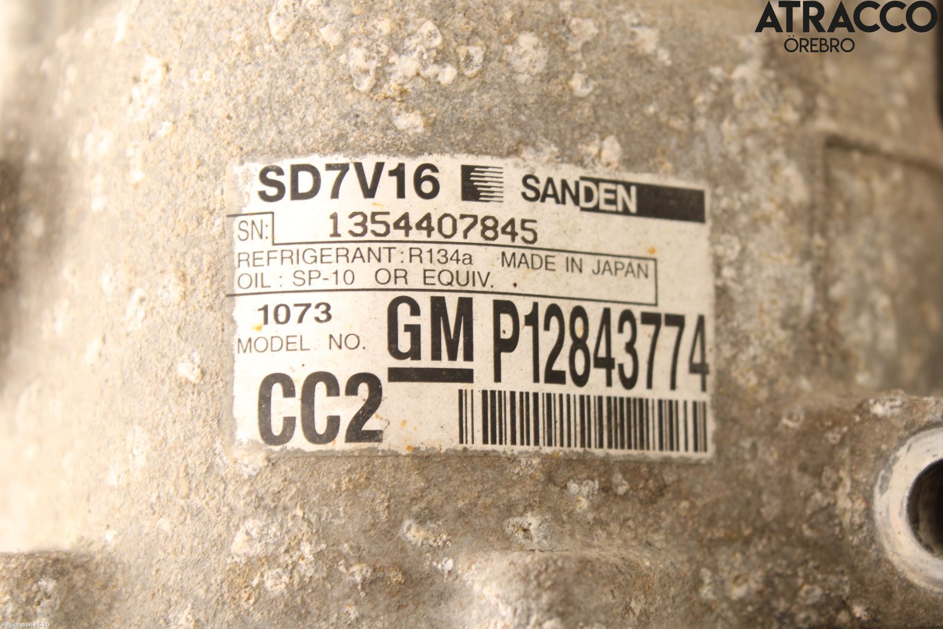 Saab 9-3 VER2/VER3 08-15 Varme Ac Kompressor