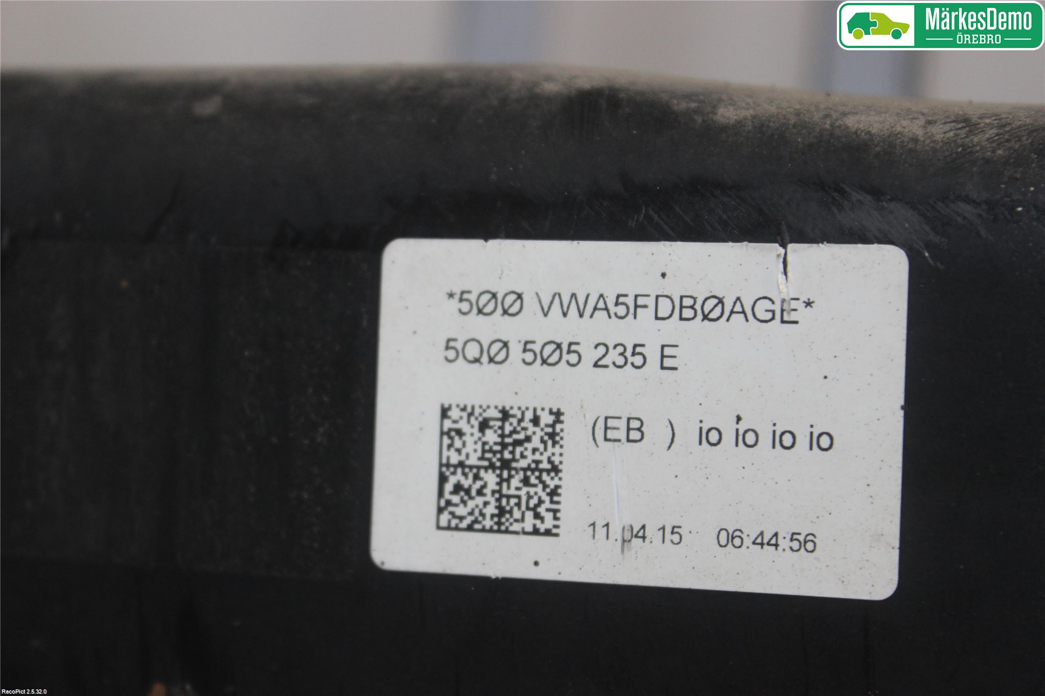 Volkswagen VW GOLF / E-GOLF VII 13-20 Bakaksel Feste Travers-Ramme