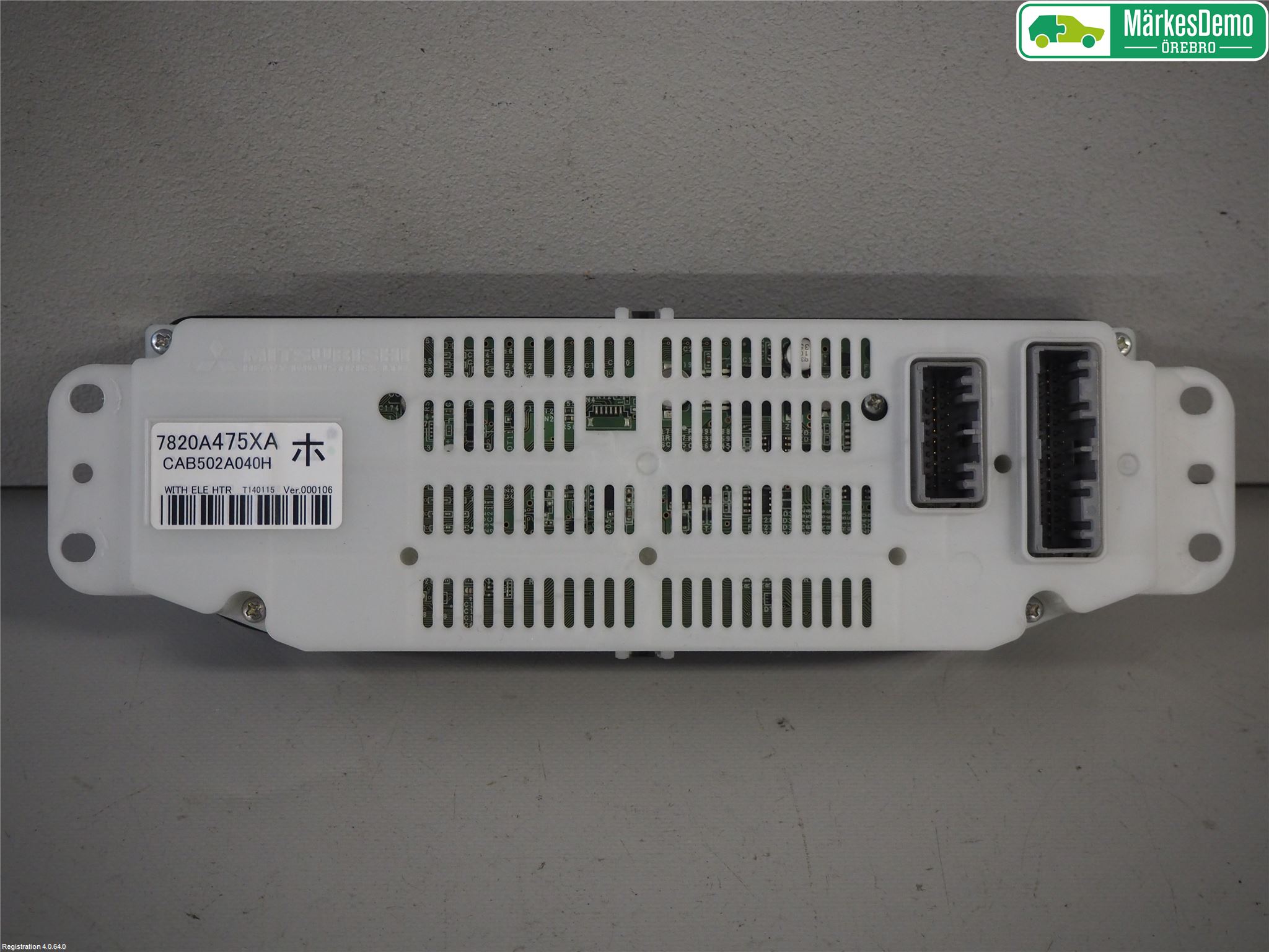 Mitsubishi OUTLANDER 13-21 Varme Ac Betjening-Display