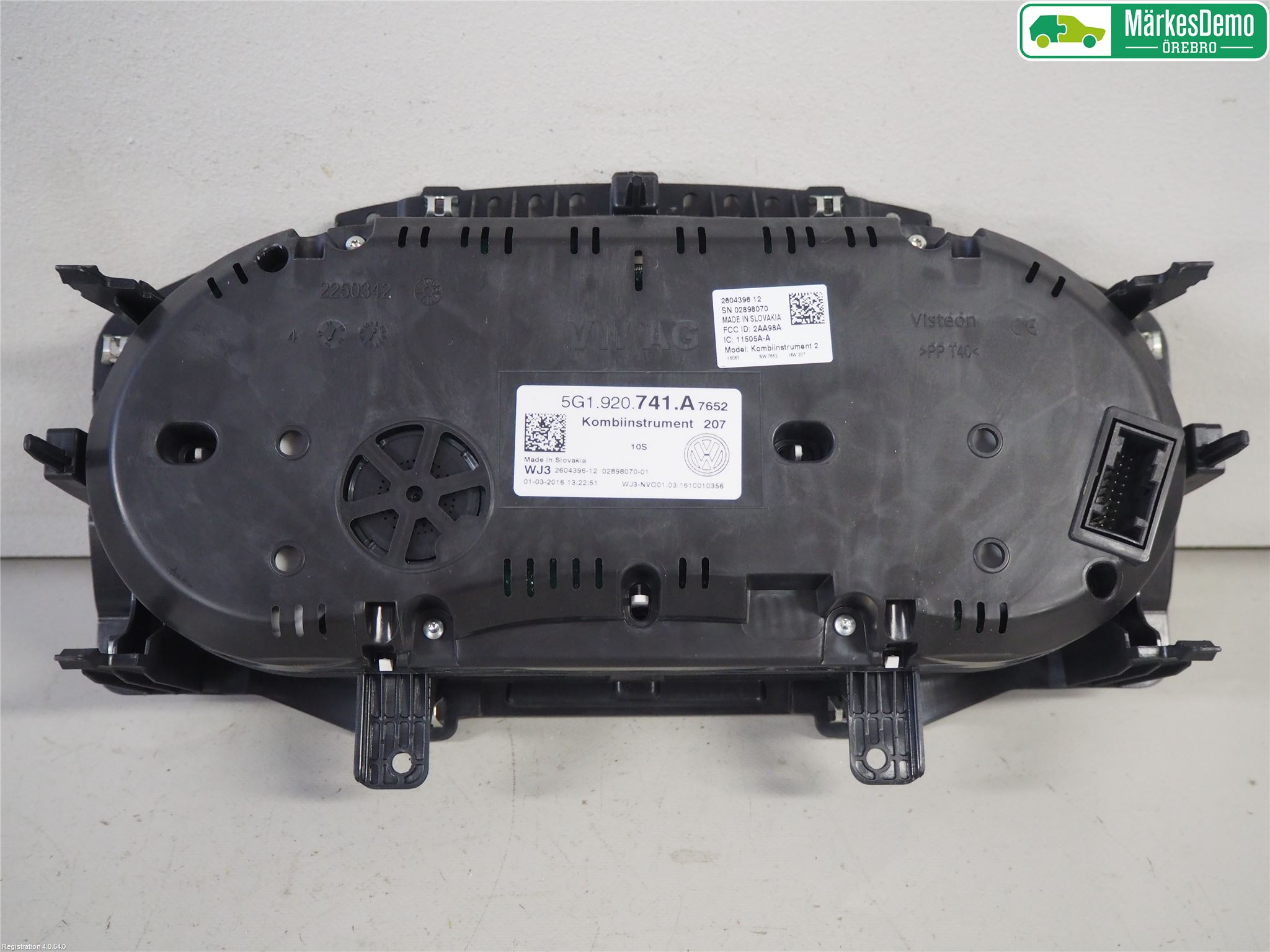 Volkswagen VW GOLF / E-GOLF VII 13-20 Instr Kombinert